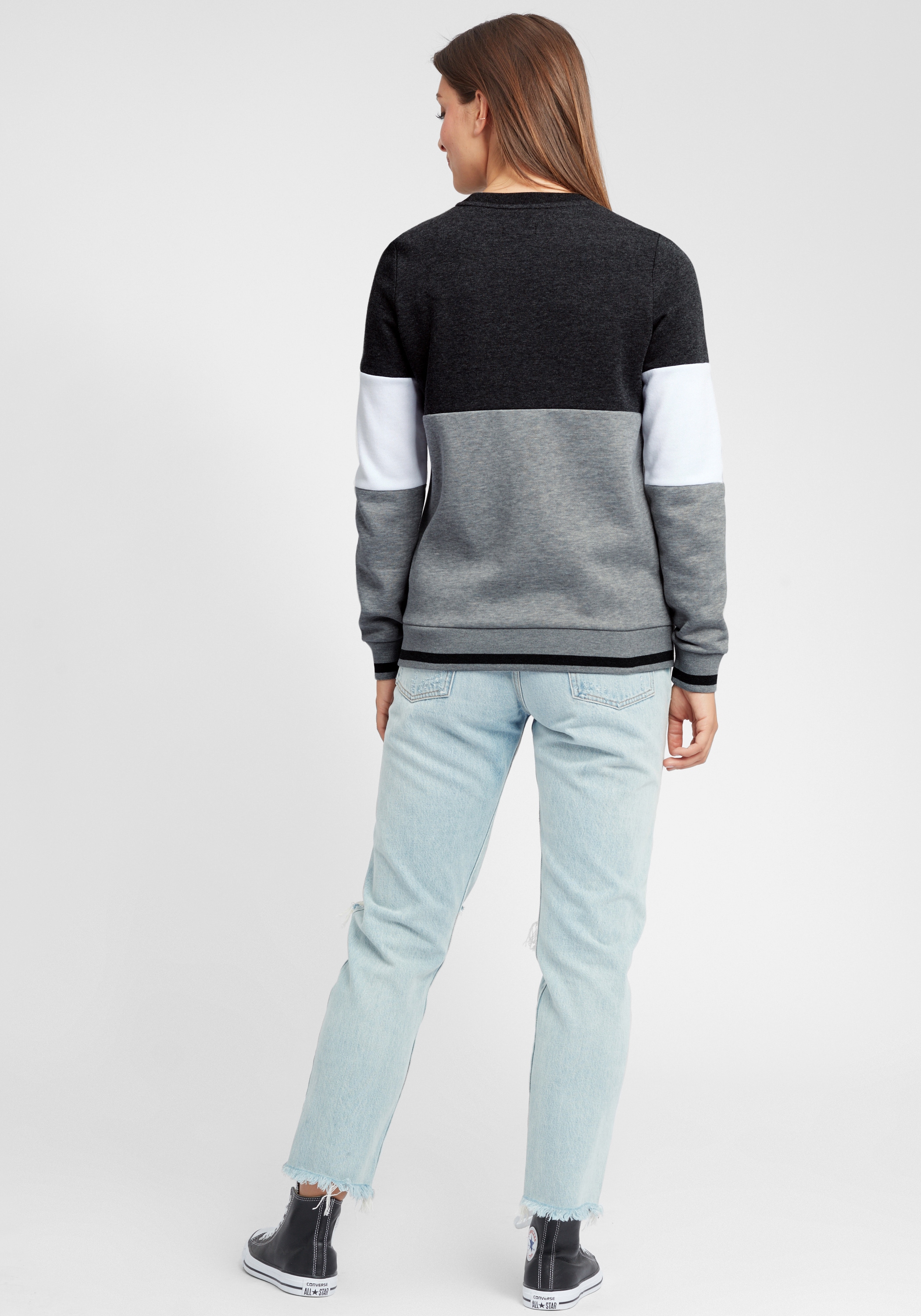 OXMO Rundhalspullover »Sweatpullover OXOmaya«