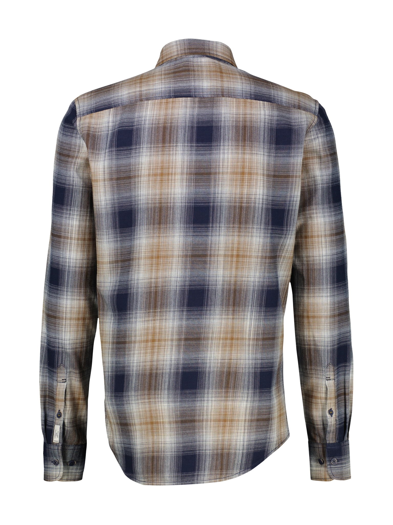 LERROS Langarmhemd mit Karo Muster