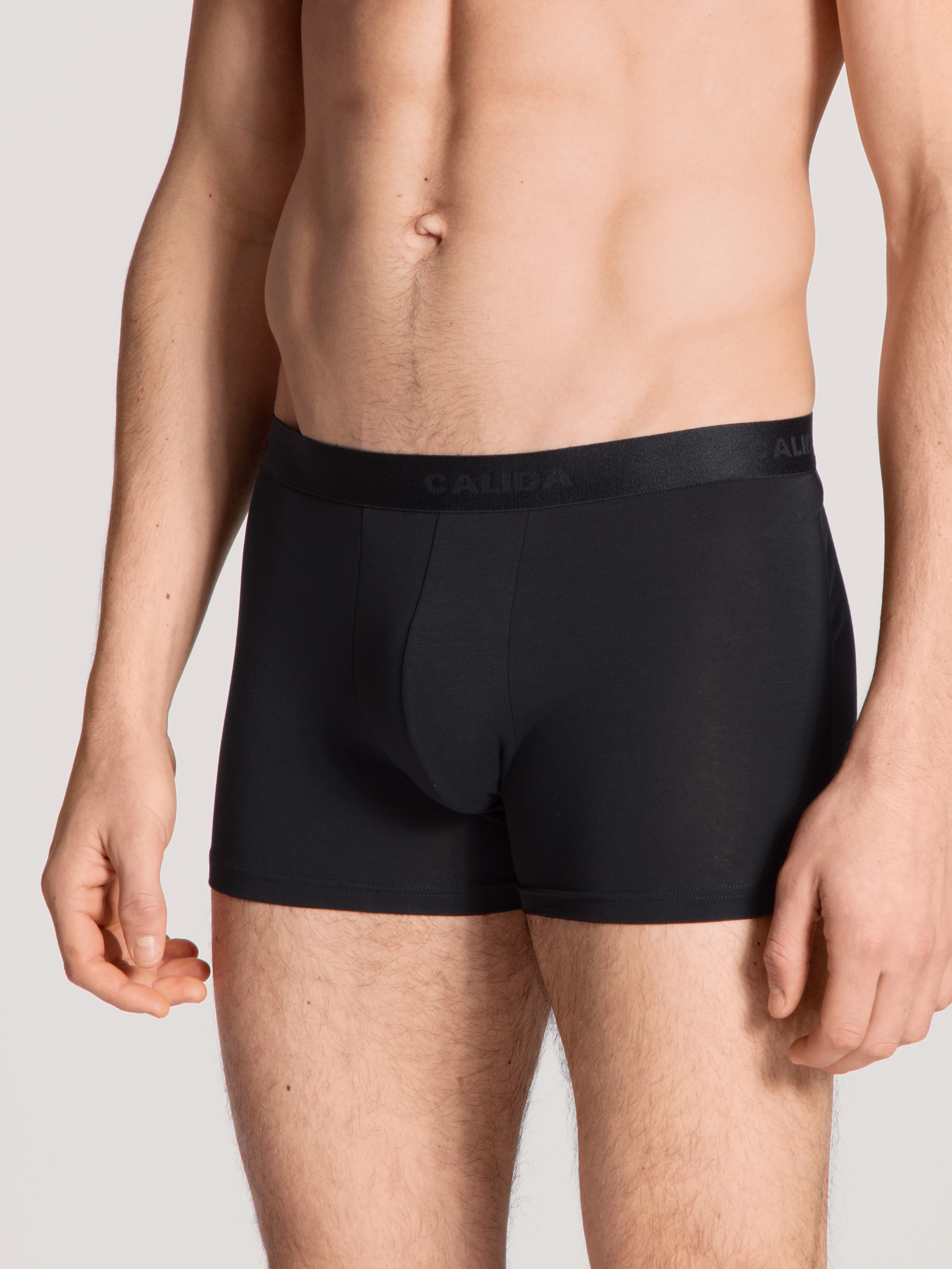 CALIDA Boxershorts »Natural Benefit«, (3er Pack), mit formstabiler Single Jersey-Qualität