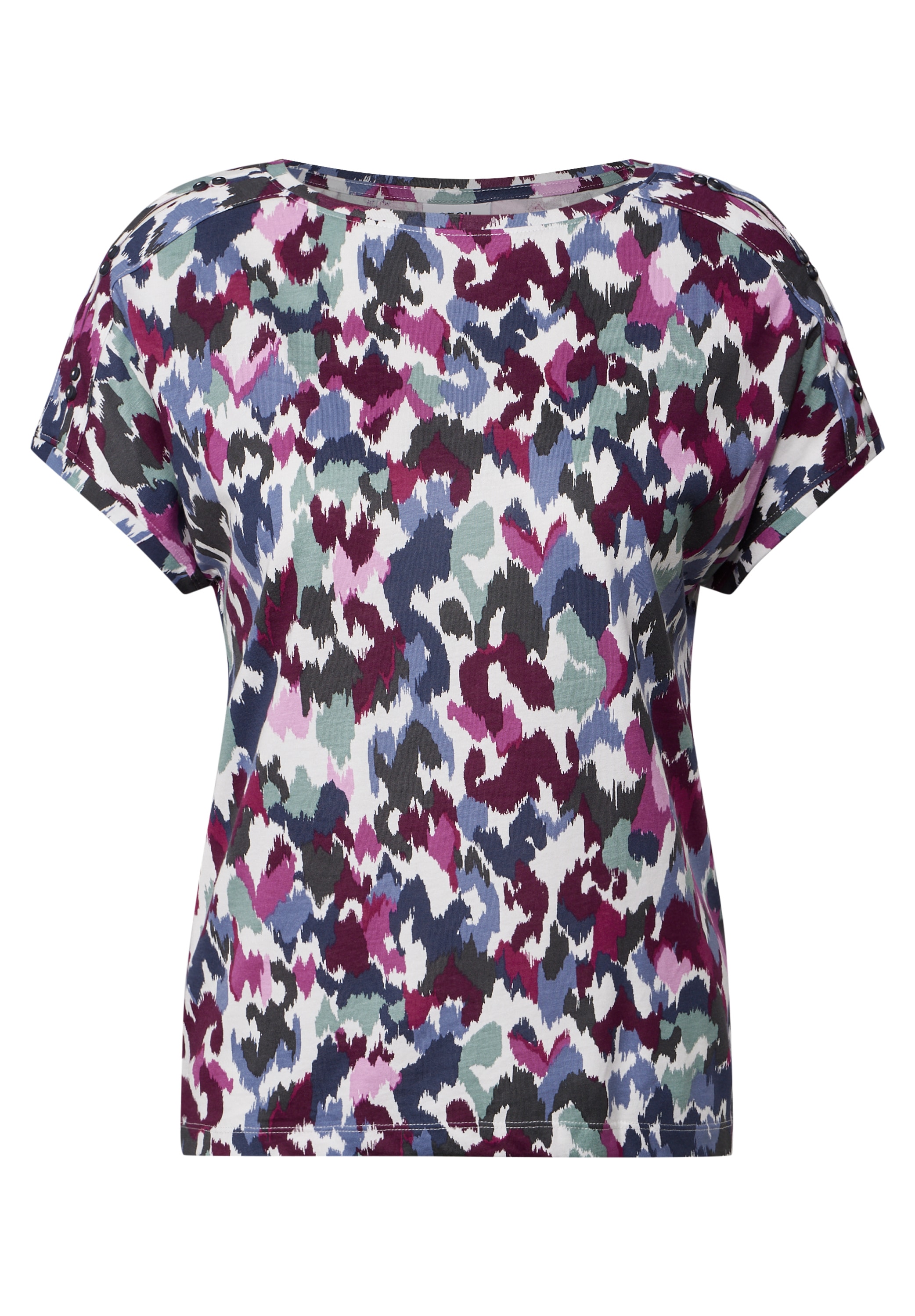 Cecil Kurzarmshirt, mit grafischem Muster