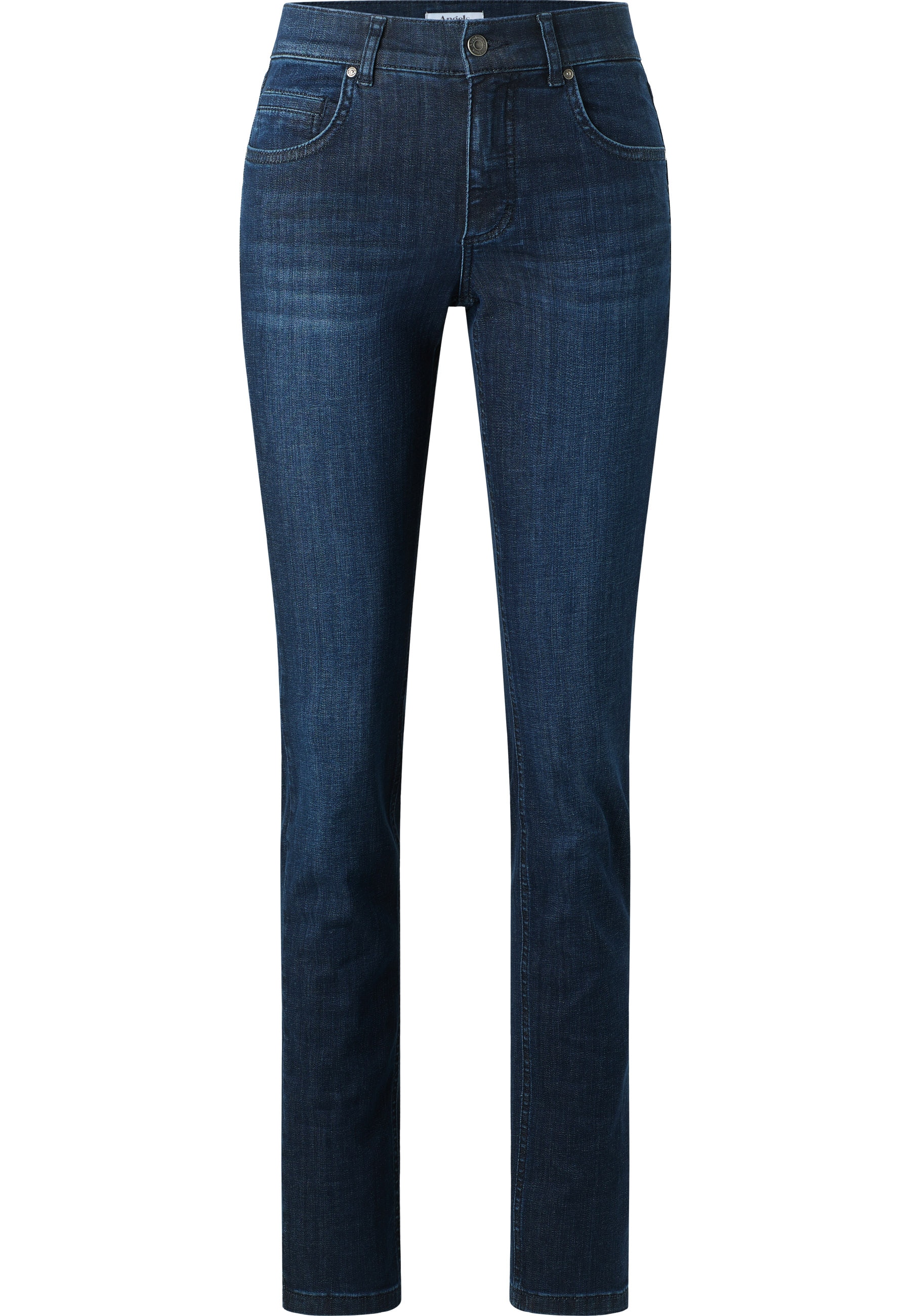 ANGELS Straight-Jeans »CICI« Straight-Schnitt, Slim fit Passform, aus Baumwollmischung