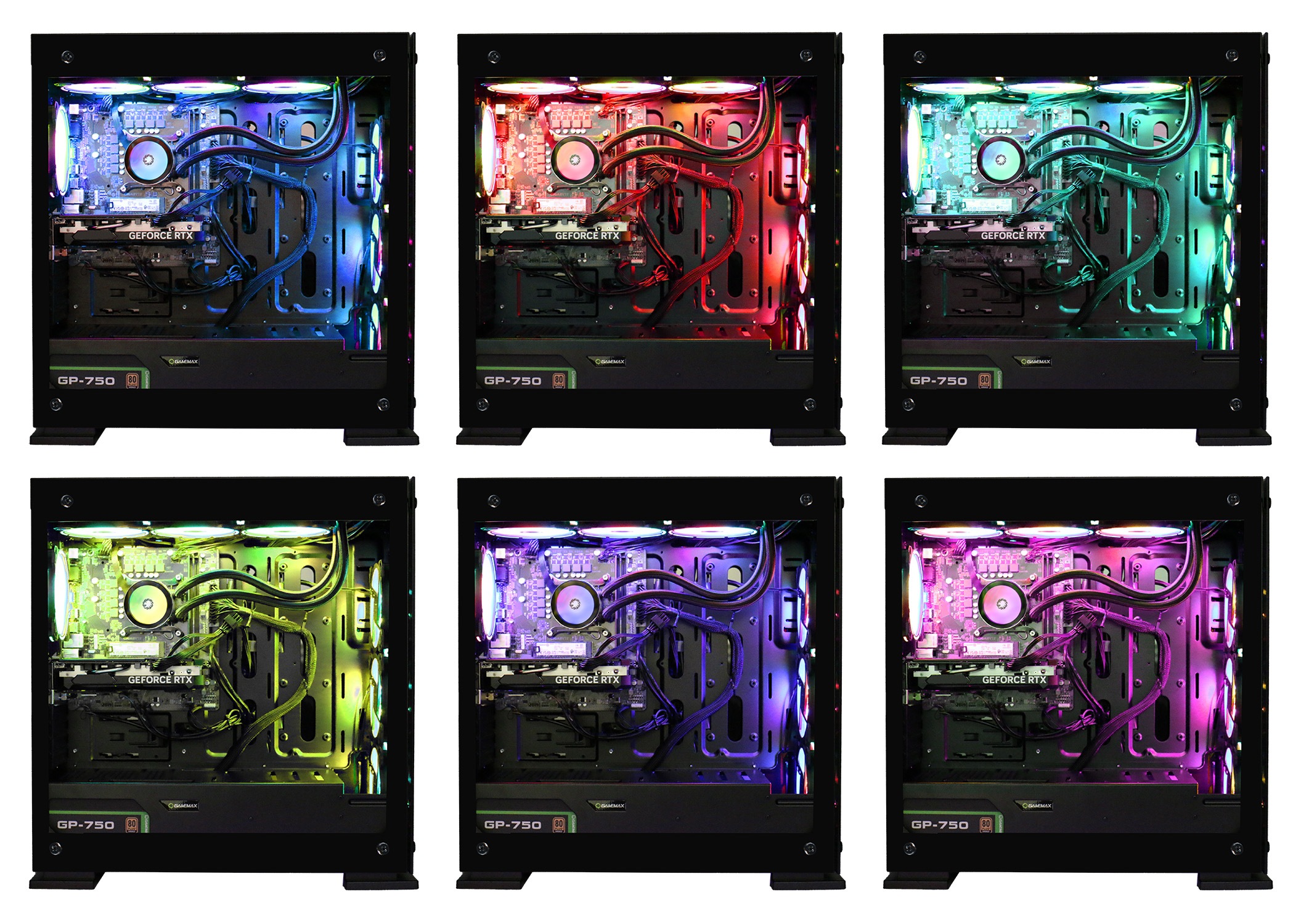 GAMEMAX Gaming-PC »Onyx II 7288«, DDR5-RAM, Windows 11