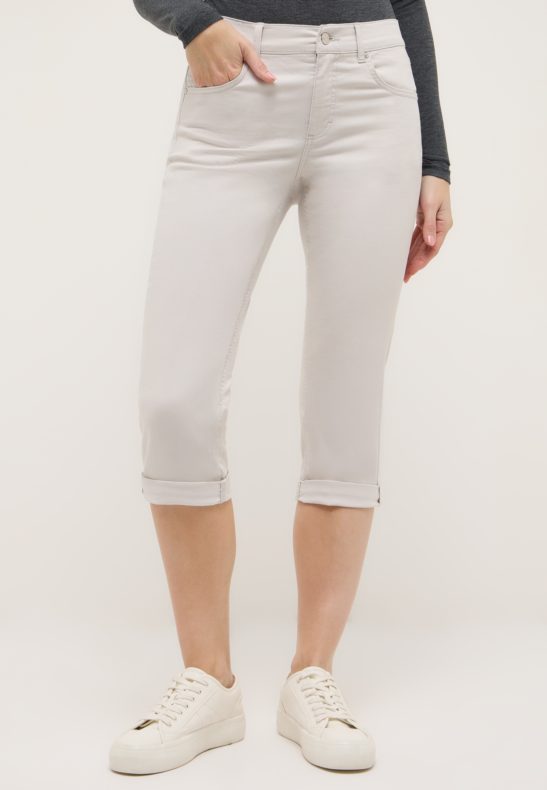 ANGELS Caprijeans »CICI TURN UP« mit Stretch und Aufschlag