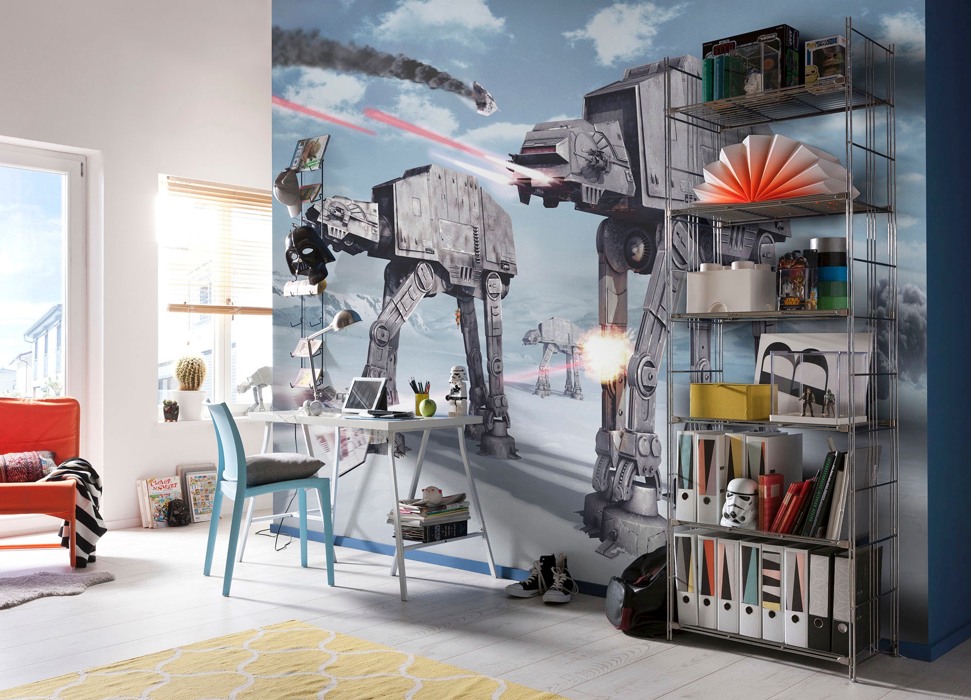 Komar Vliestapete »Digitaldruck Vlies - STAR WARS Battle of Hoth - Größe 400 x 260 cm«, bedruckt, Wohnzimmer, Schlafzimmer