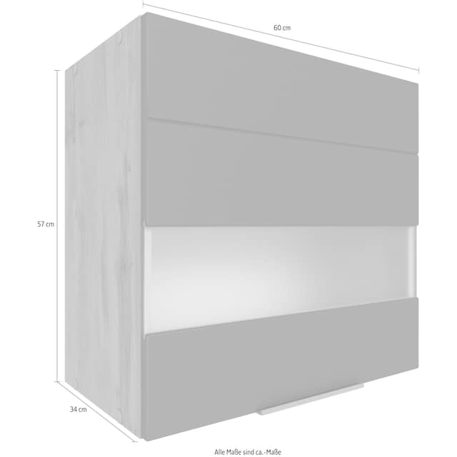 HELD MÖBEL Hängeschrank »Luhe«, 60 cm breit, hochwertige MDF-Fronten mit  Glaseinsatz online bei OTTO
