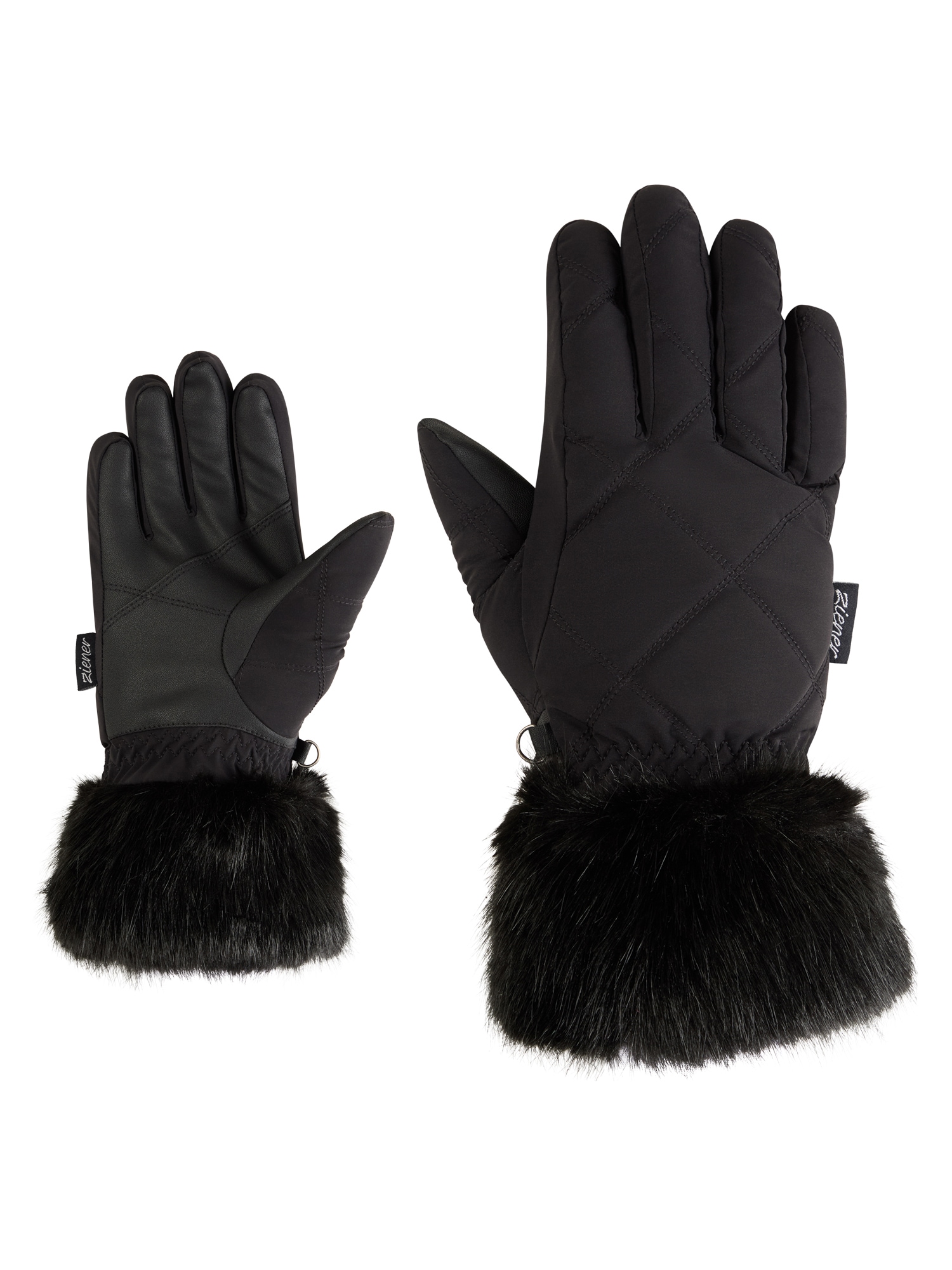 Ziener Damen Strickhandschuhe »KWINZ-Z glove lady« in schwarz, Größe 7