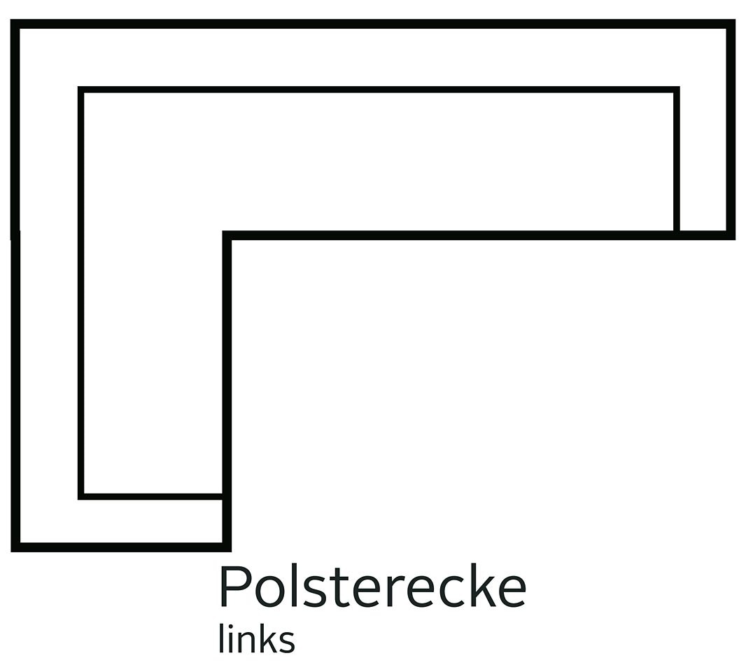 sit&more Ecksofa »Benson L-Form«, wahlweise mit Bettfunktion