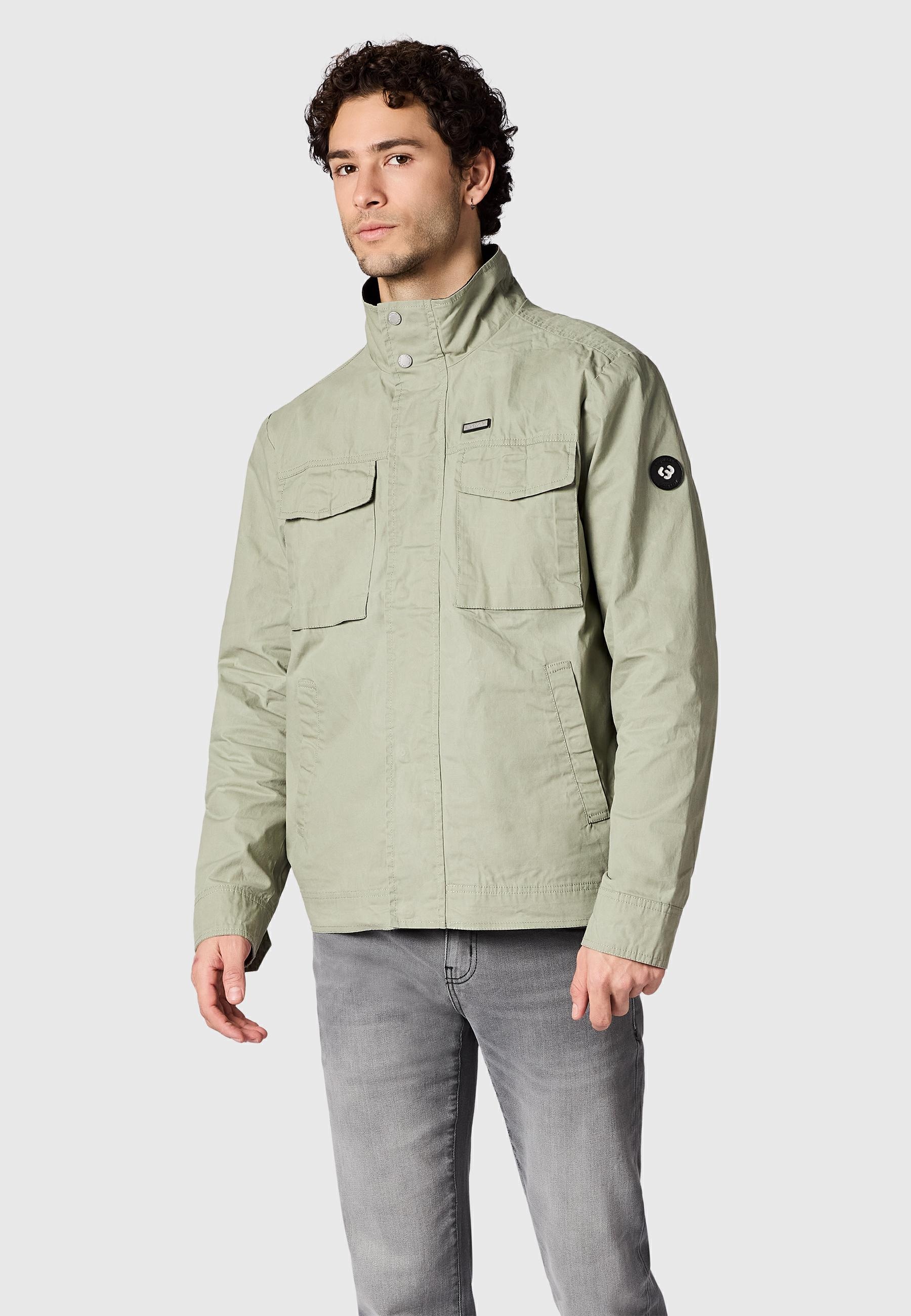 Ragwear Anorak »Anorak Murpho Vintage« ohne Kapuze Geradlinige Übergangsjacke mit Brusttaschen