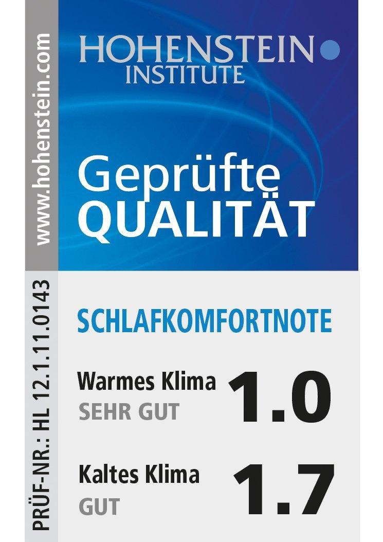 Sannwald Daunenbettdecke »Königstraum«, leicht, Füllung 90 % Daunen, 10 % Federn, Bezug 100 % Baumwolle, (1 St.), Wärmeisolation