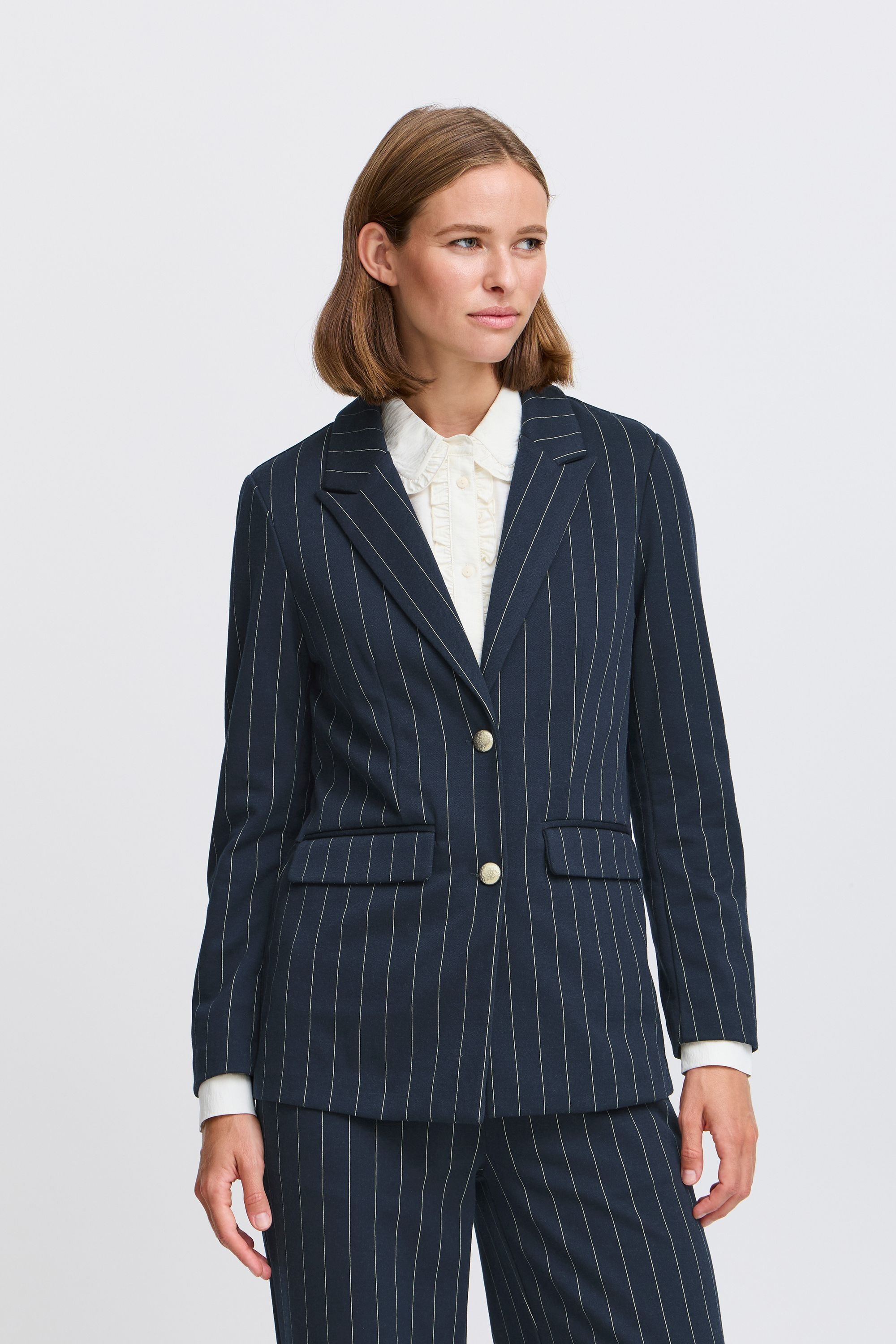 b.young Kurzblazer »Kurzblazer BYROWAN STRIPE BLAZER -«