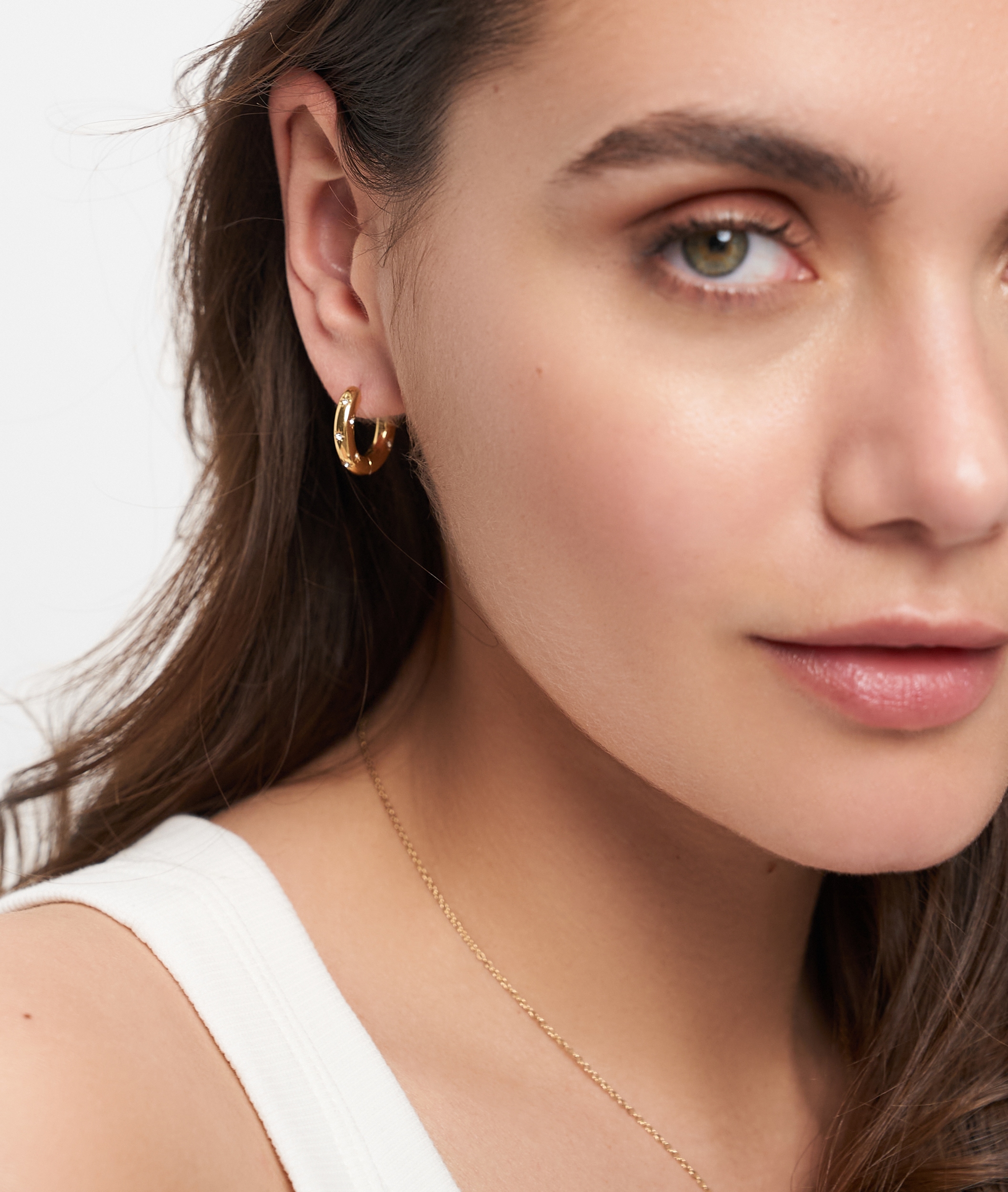 Tamaris Paar Creolen »Schmuck Geschenk Creolen mit funkelnden Steinchen Little Twinkle« mit Zirkonia (synth.)