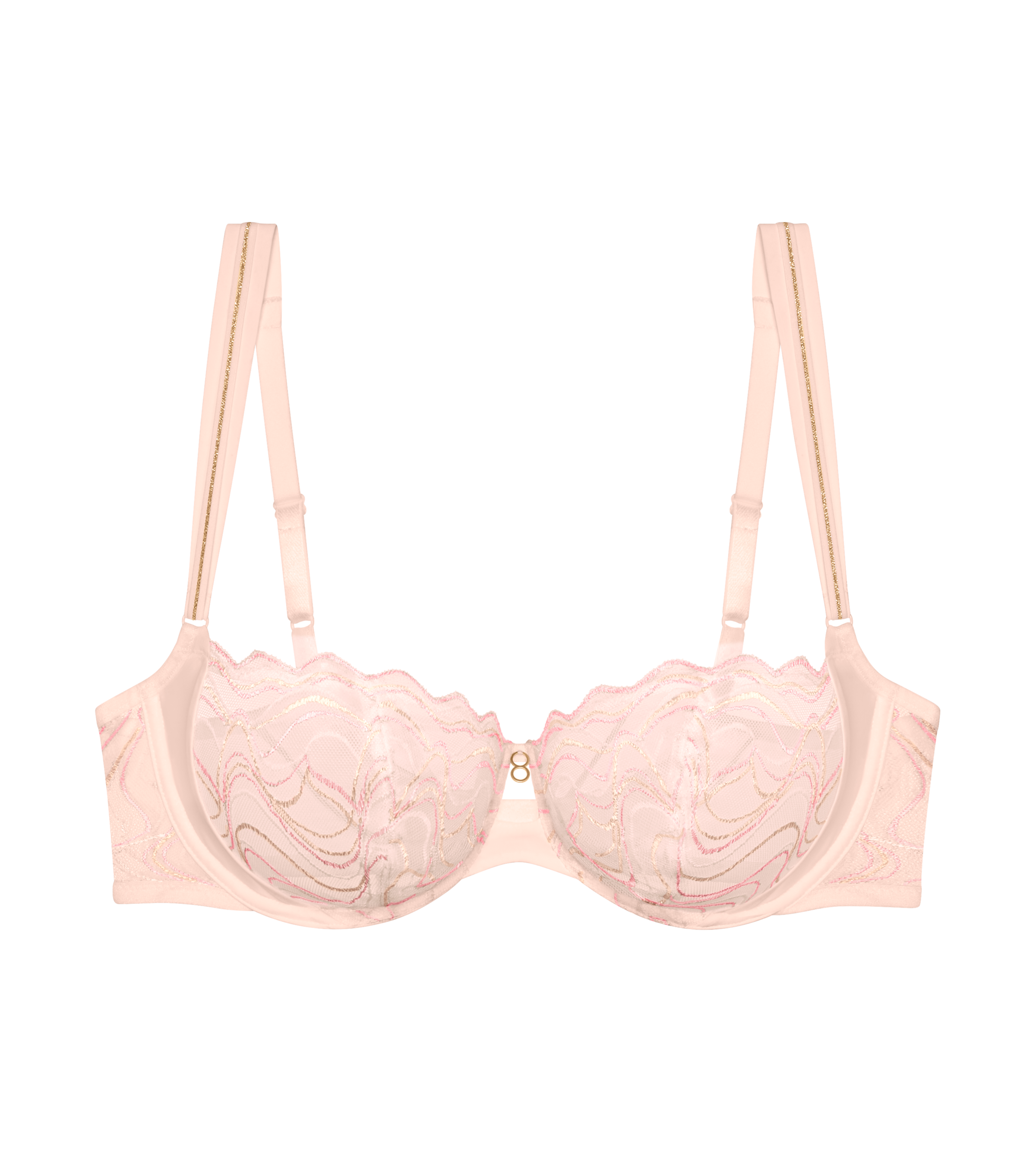 Triumph Balconette-BH »Palina Waves of Glow« leichter Hebe-Effekt, Spitze, verzierte Träger