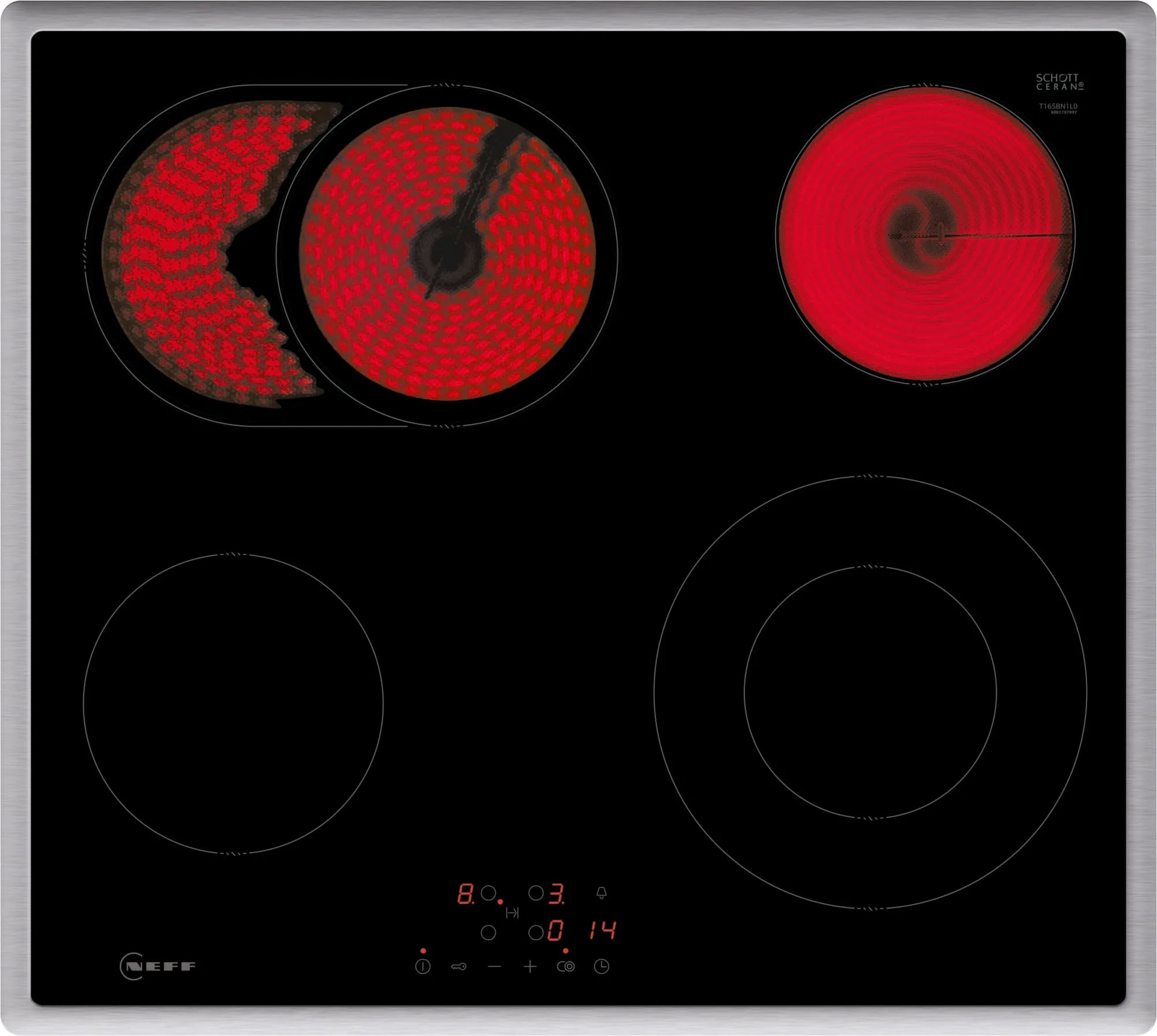 NEFF Backofen-Set N 30/N 50 »B1DCA0AK0«, mit Teleskopauszug nachrüstbar