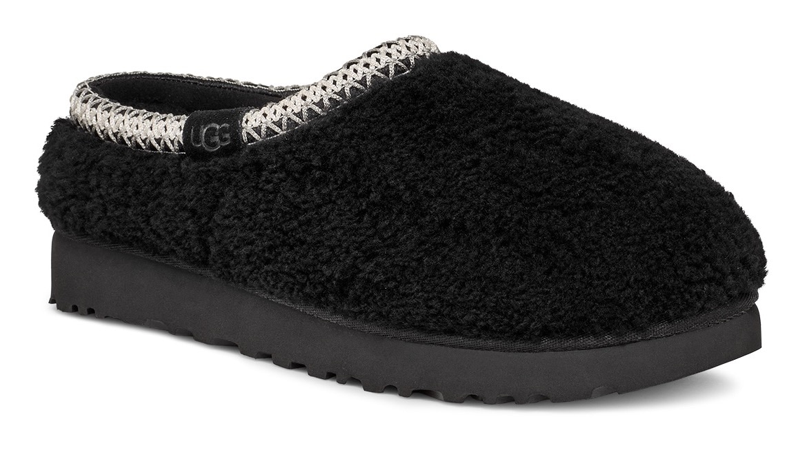 UGG Hausschuh »TASMAN MAXI CURLY«, Clog, Pantoffel, Mule mit gepolstertem Fußbett