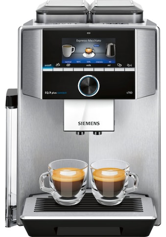 SIEMENS Kaffeevollautomat »EQ.9 plus connect s700 TI9578X1DE«, 2 separate... kaufen