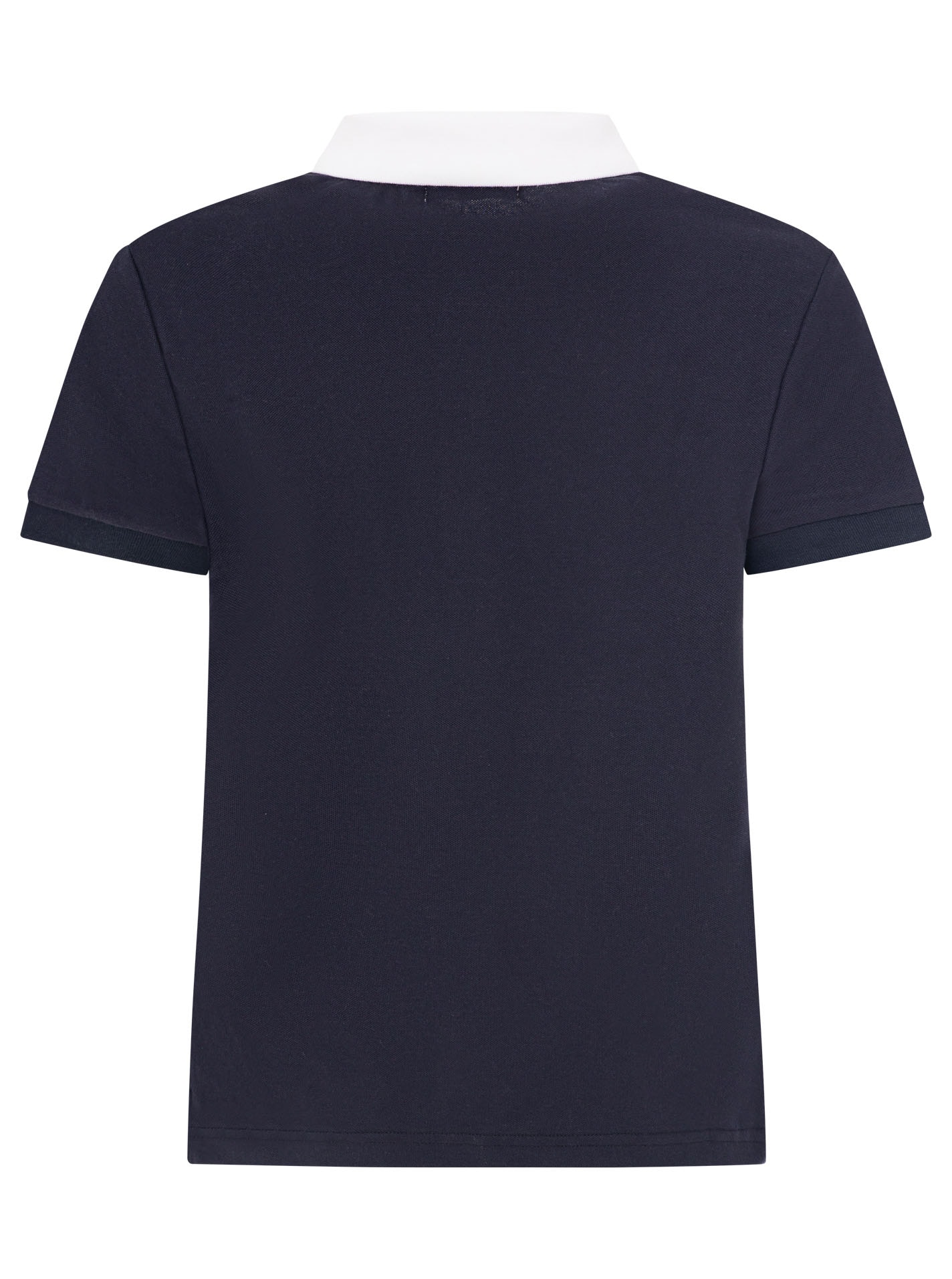 Zwillingsherz Poloshirt »Maritim« kontrastierende Polokragen mit Knopfleiste, Brustlogo mit Anker