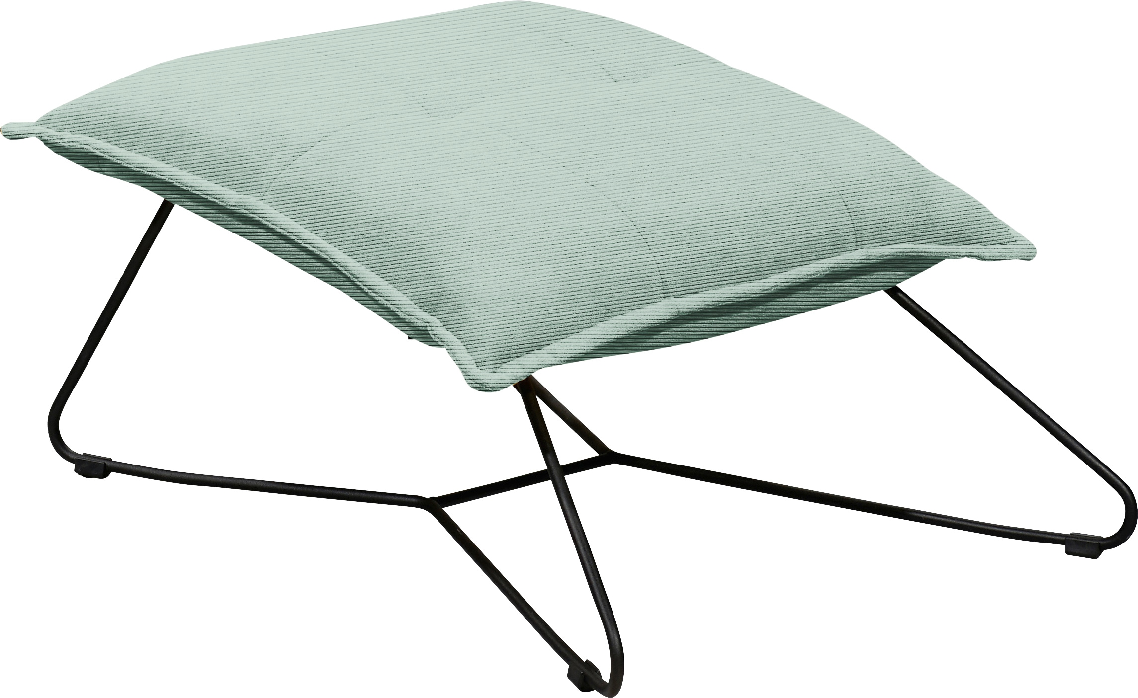 ED EXCITING DESIGN Hocker »Vico« mit Design-Gestell aus schwarzem Metall, in Cord