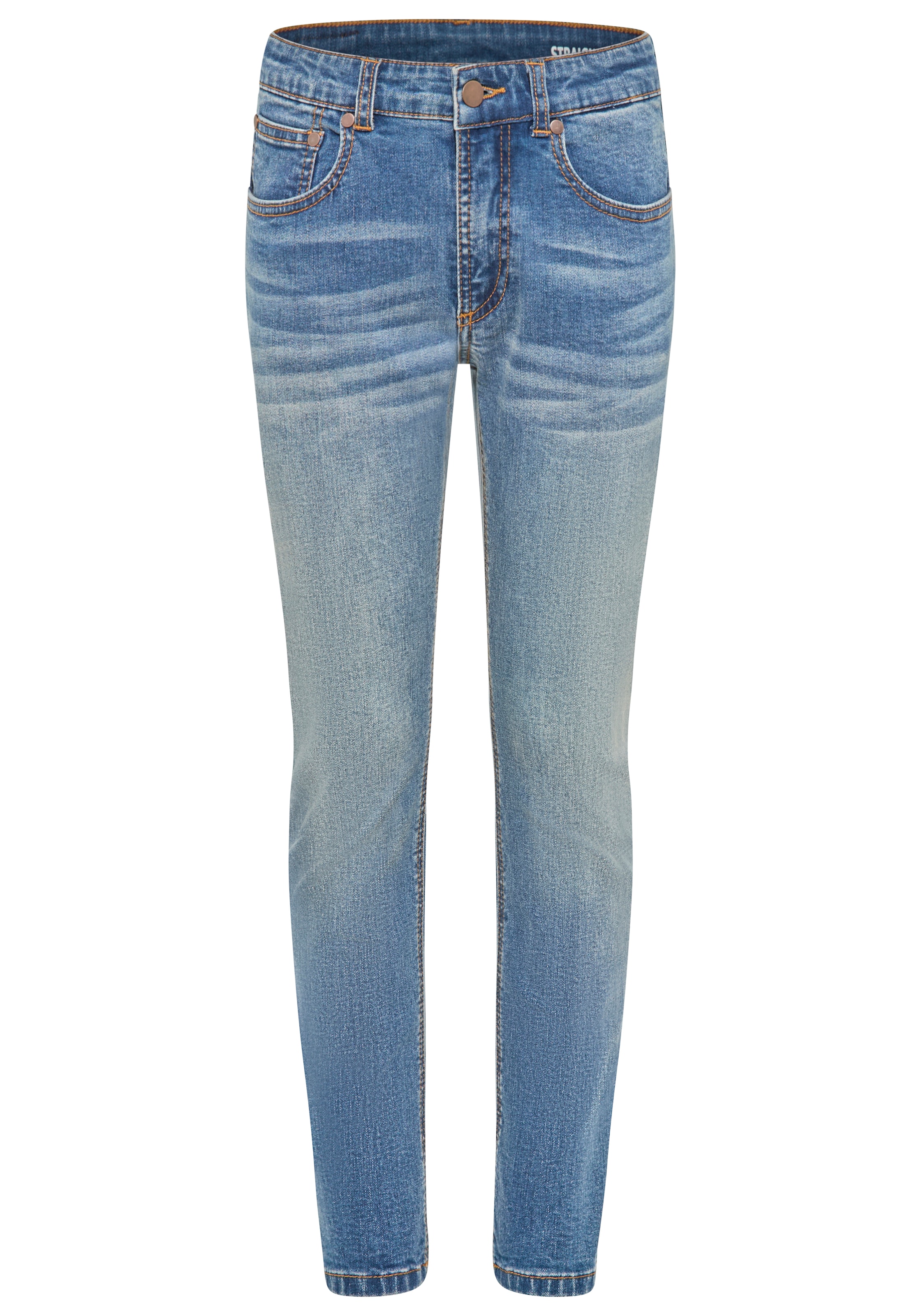 KIDSWORLD Straight-Jeans »Gerade Stretchjeans«, Stretchjeans in authentischer Waschung