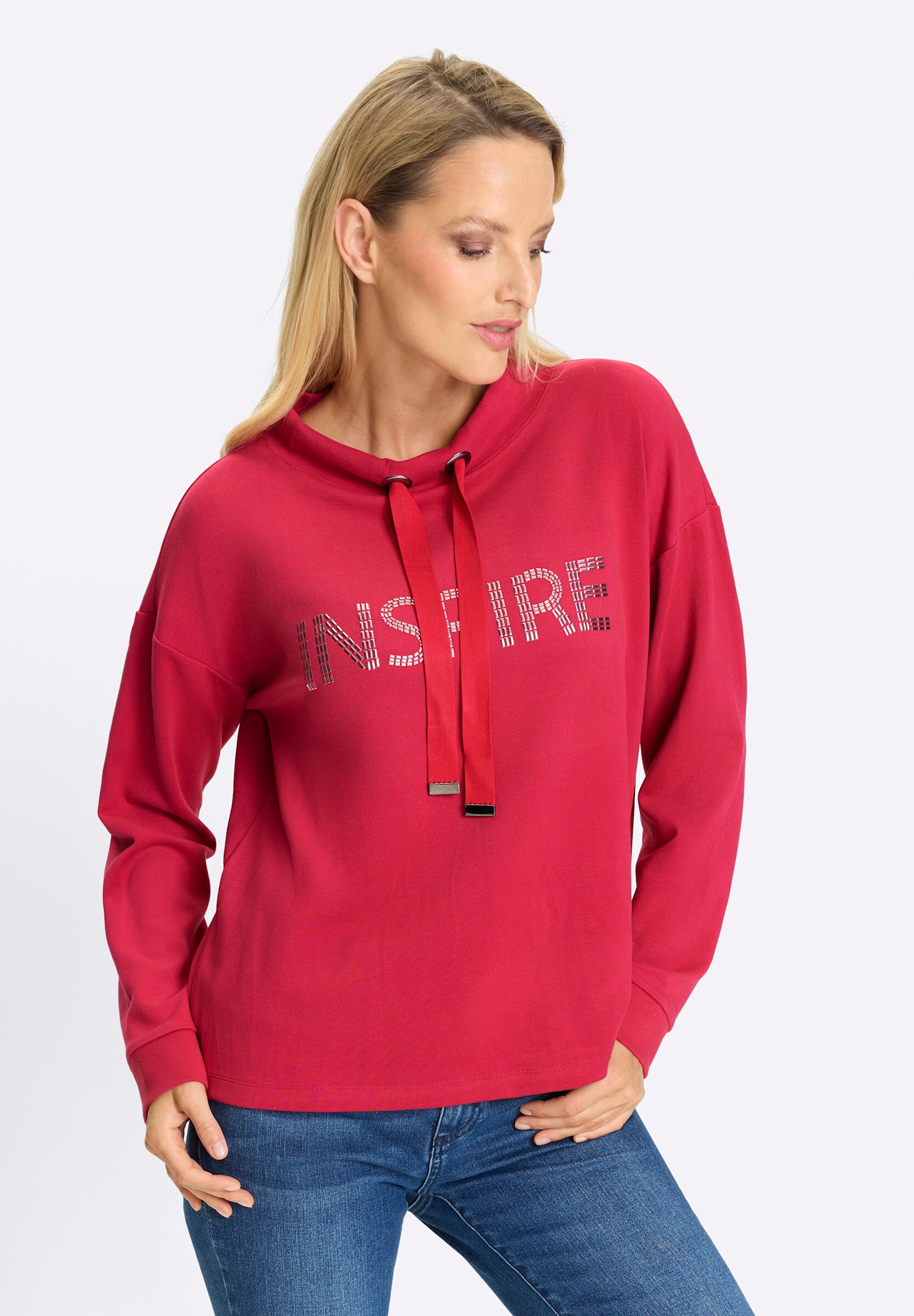 heine Sweatshirt »Sweatshirt Sweatshirt mit Stehkragen«
