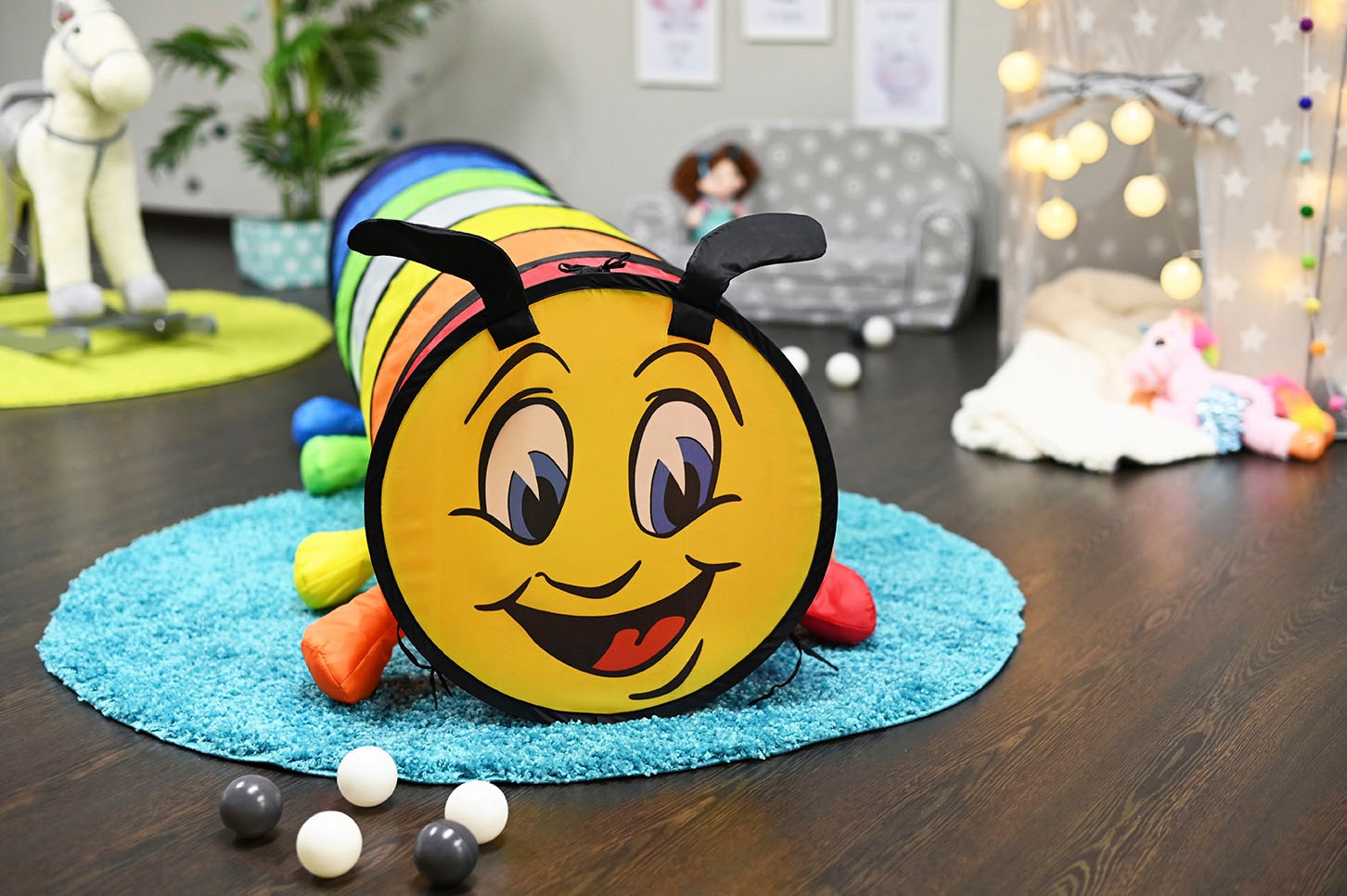 Knorrtoys® Spieltunnel »caterpillar, bunt«