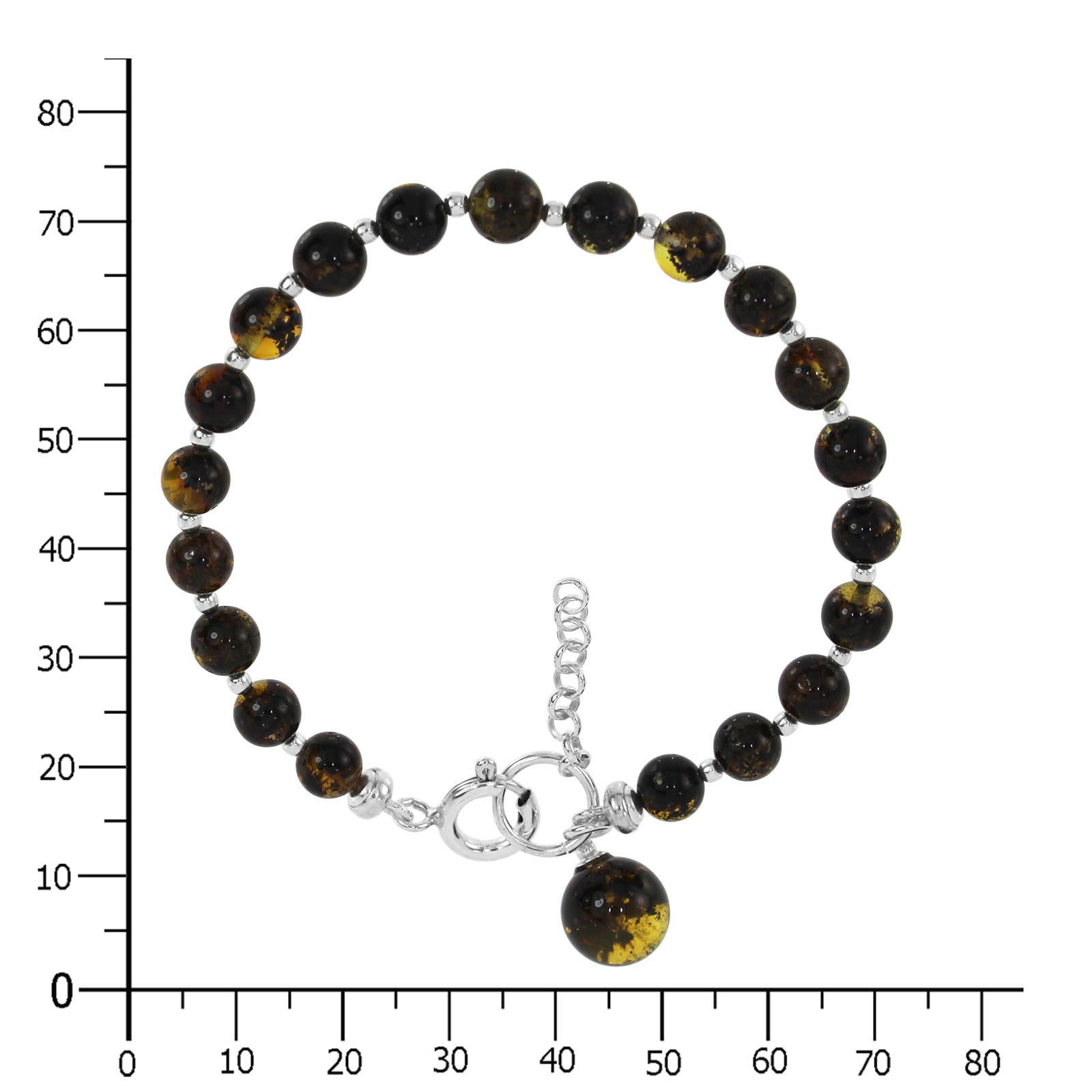OSTSEE-SCHMUCK Armband »- Andrine - Silber 925/000 - Bernstein«