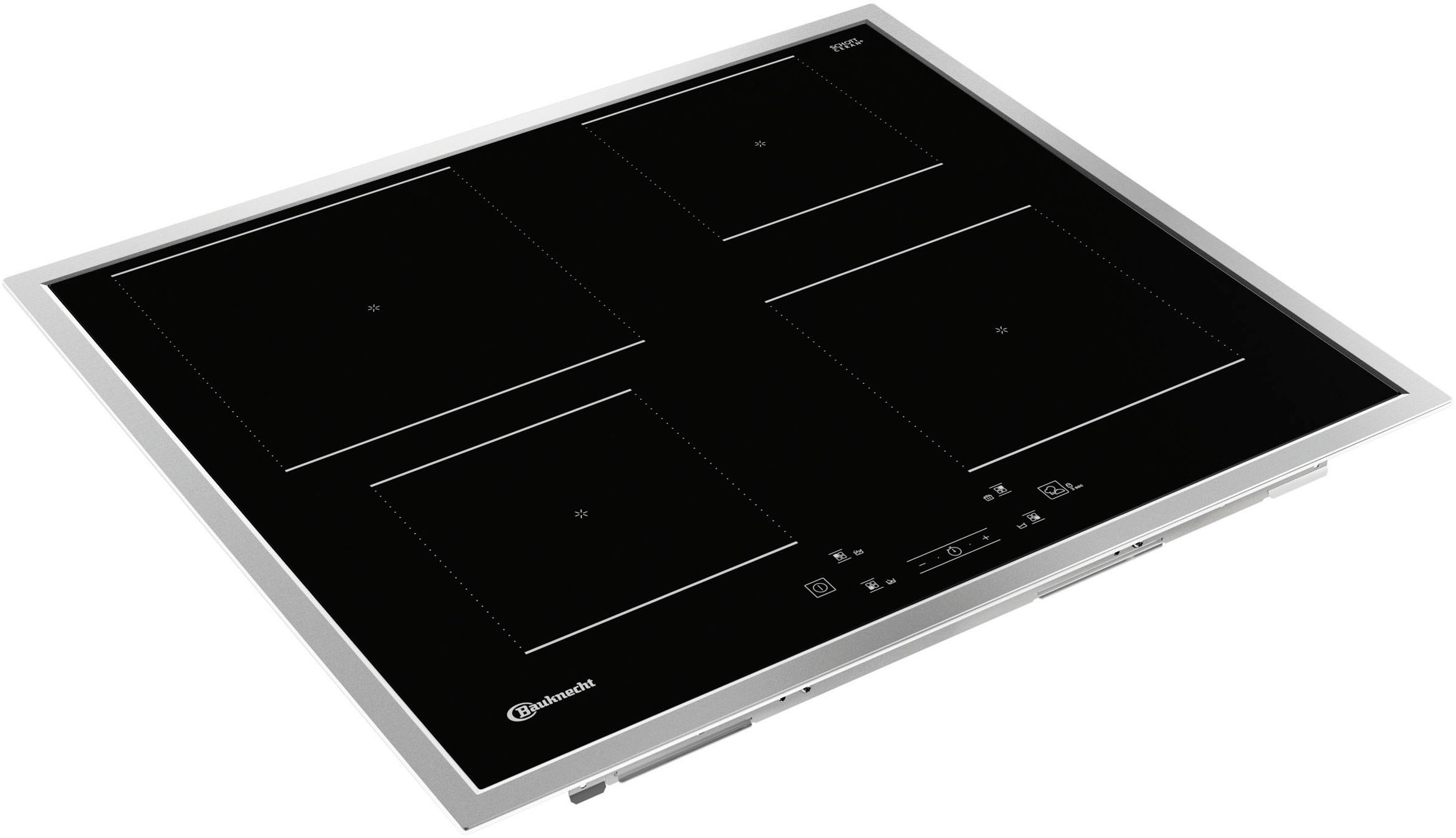 BAUKNECHT Backofen-Set »BIR4 DH8FS2 ES«, mit 2-fach-Teleskopauszug, Hydrolyse, PowerHeißluft