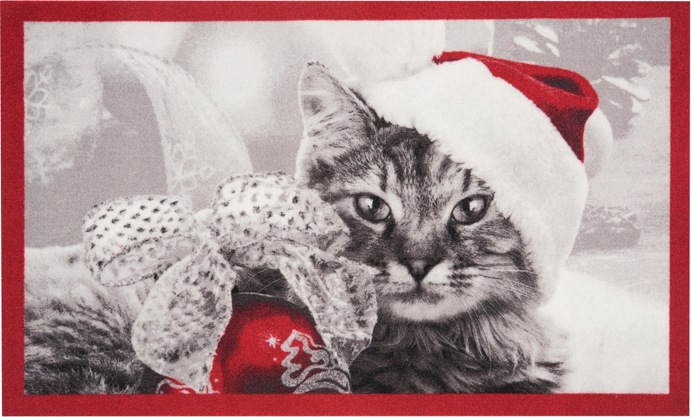 rechteckig, Motiv, Rutschfest, OTTO Cat«, bestellen Home Fußmatte »Christmas Waschbar bei HANSE Pflegeleicht, Weihnachten, Tier