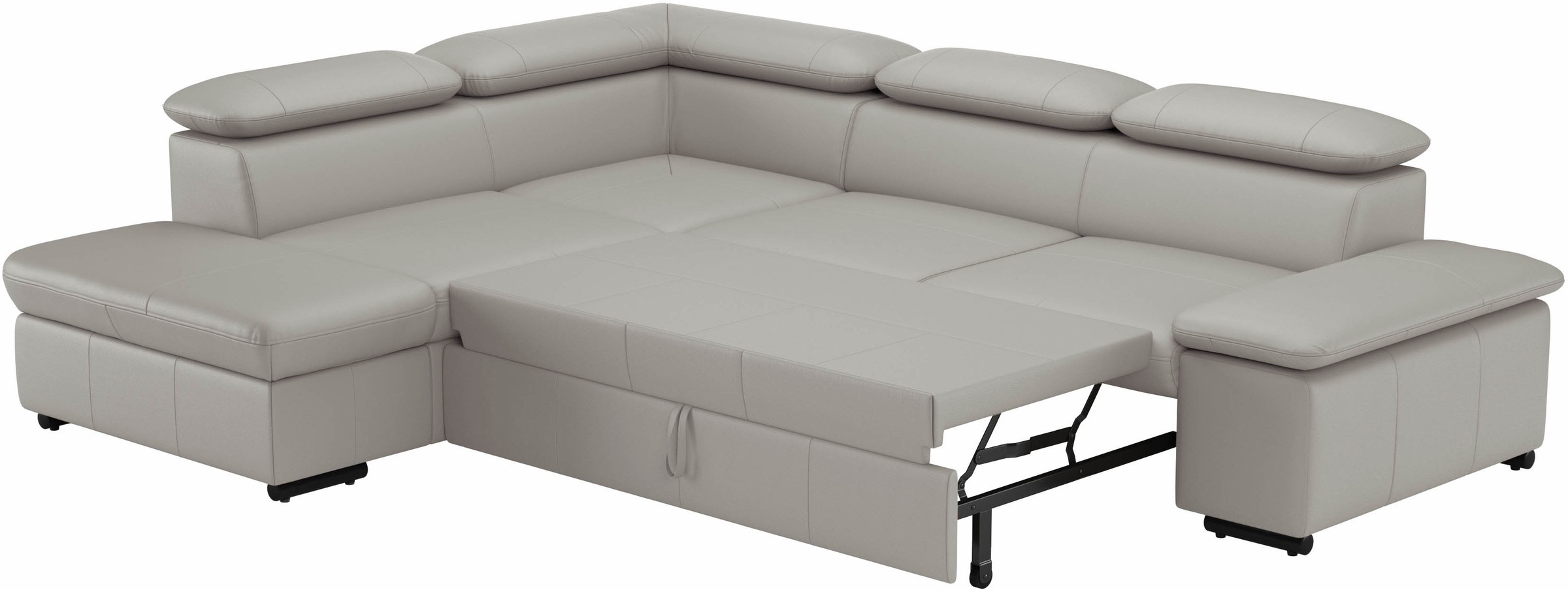 sit&more Ecksofa »Alcudia L-Form«, mit Armteilverstellung, optional Kopfteilverstellung und Bettfunktion