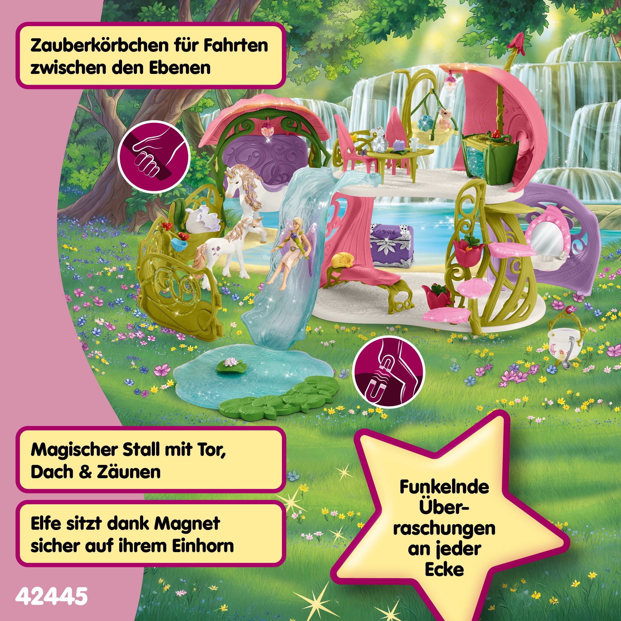 Schleich® Spielwelt »BAYALA®, Glitzerndes Blütenhaus (42445)«