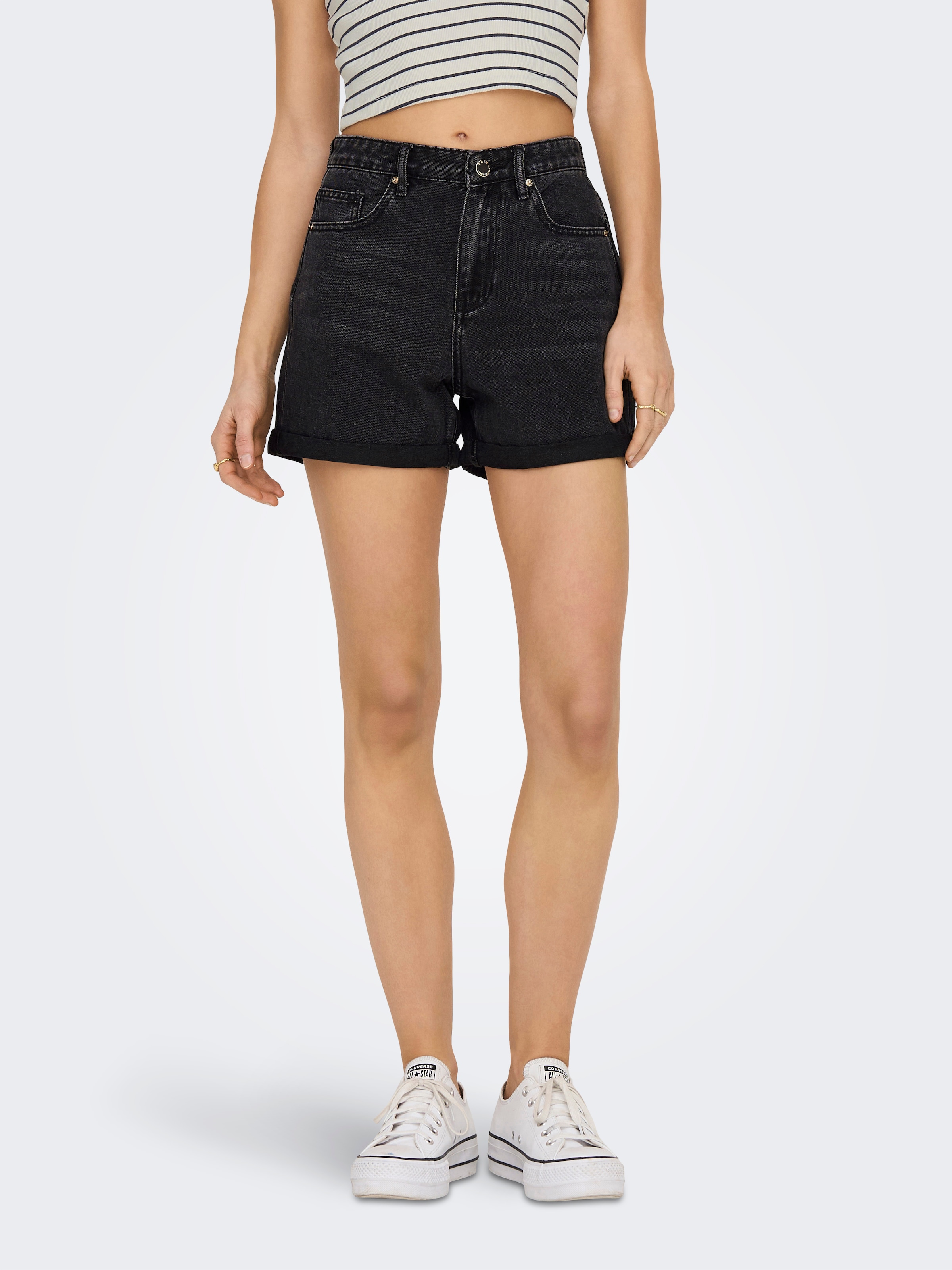 ONLY Jeansshorts »ONLPHINE DNM SHORTS MAS0003 NOOS« Baumwollmischung, regular fit