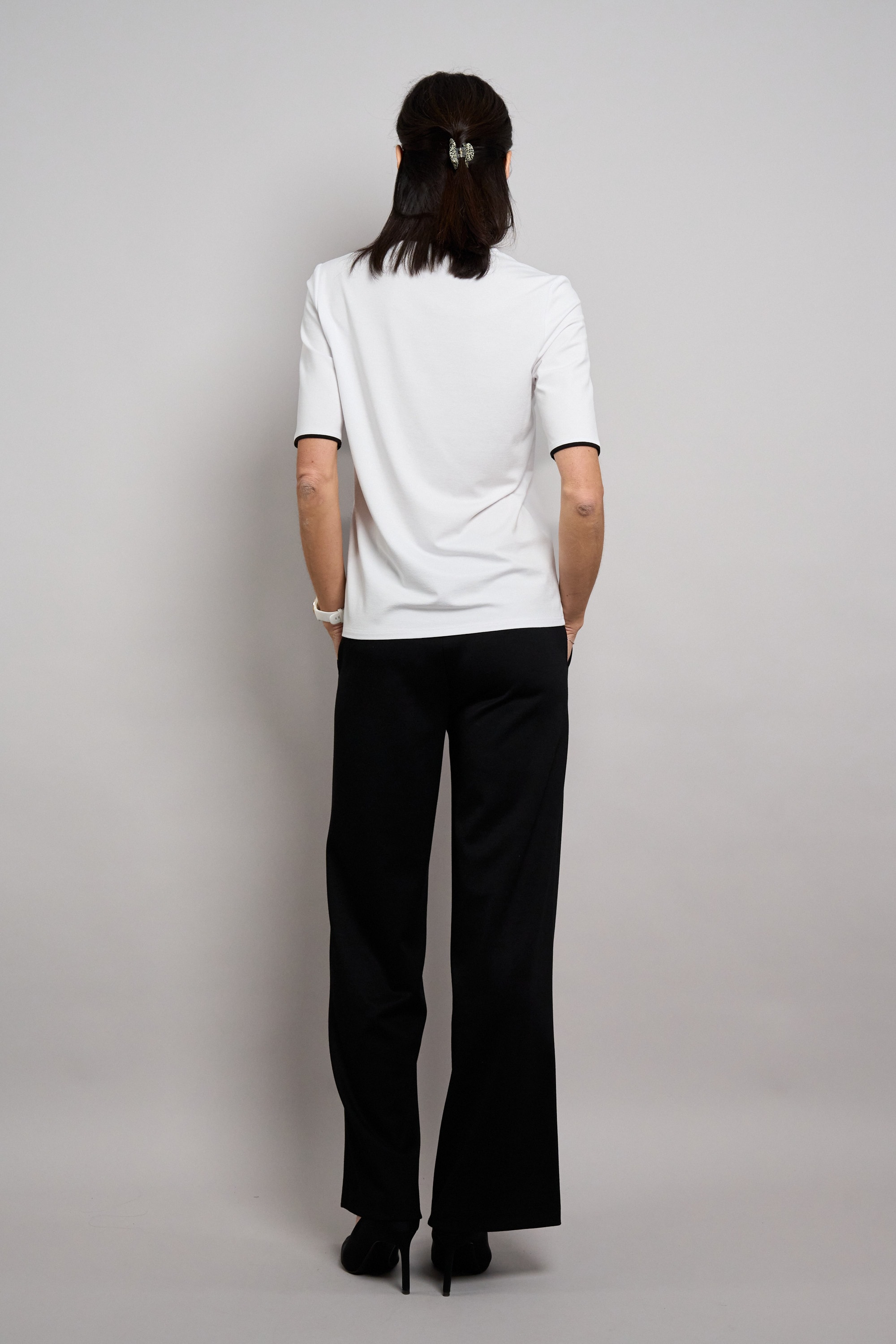 Seidel Moden V-Shirt mit Reißverschluss am Kragen - MADE IN GERMANY