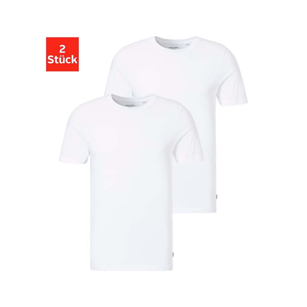 Jack & Jones T-Shirt »Crew-Neck«, (2er-Pack)