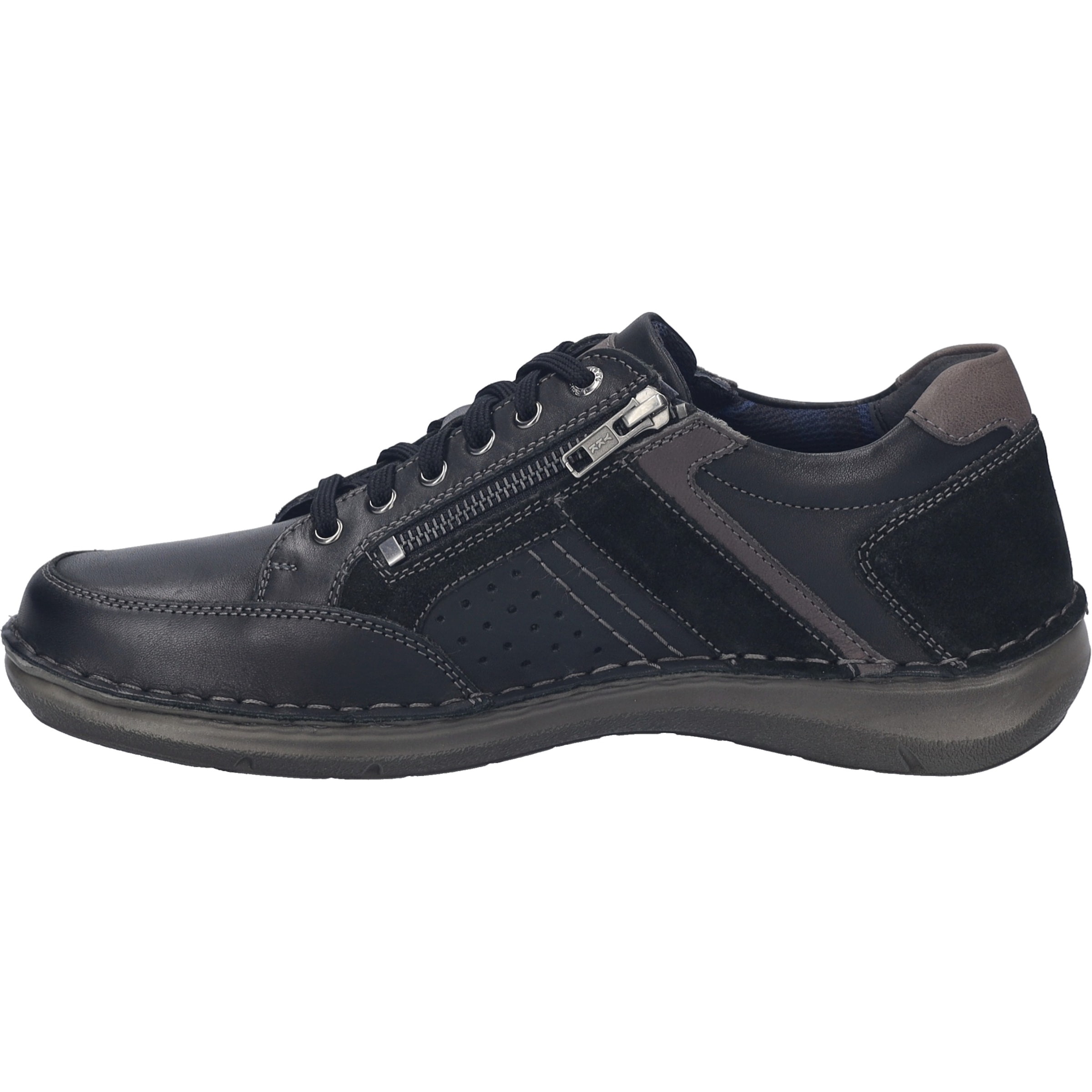 Josef Seibel Schnürschuh »New Anvers 87, schwarz-kombi«