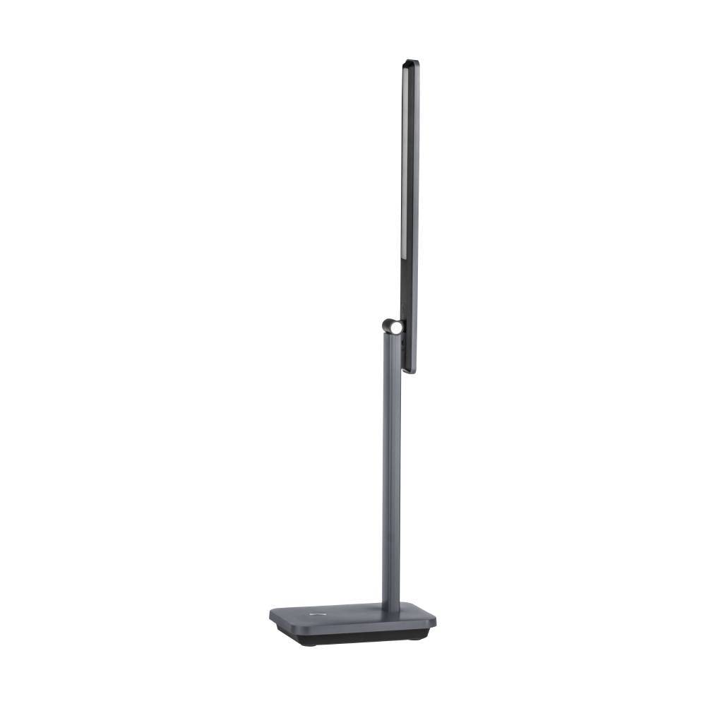 EGLO Tischleuchte »INIESTA LED Tischlampe, grau-schwarz, Touchsensor, dimmbar, USB«, 1 flammig, Leuchtmittel LED-Modul | LED fest integriert, Leselampe, Schreibtischlampe, 3-step CCT, Kopf verstellbar, 33x35x35cm
