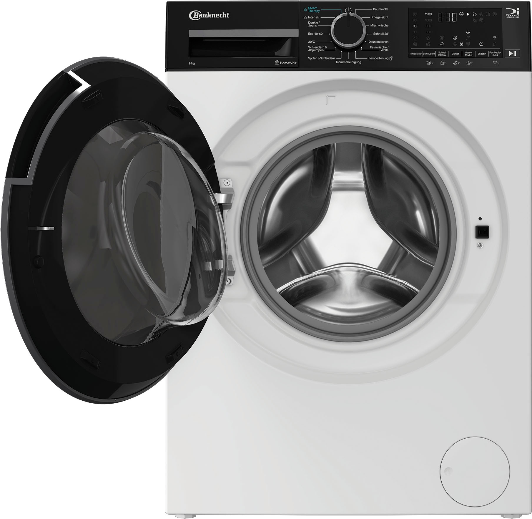 BAUKNECHT Waschmaschine »B WM Smart Eco 9A« 9 kg 1400 U/min Adaptive Wash – Intelligente Anpassung für perfekte Waschergebnisse