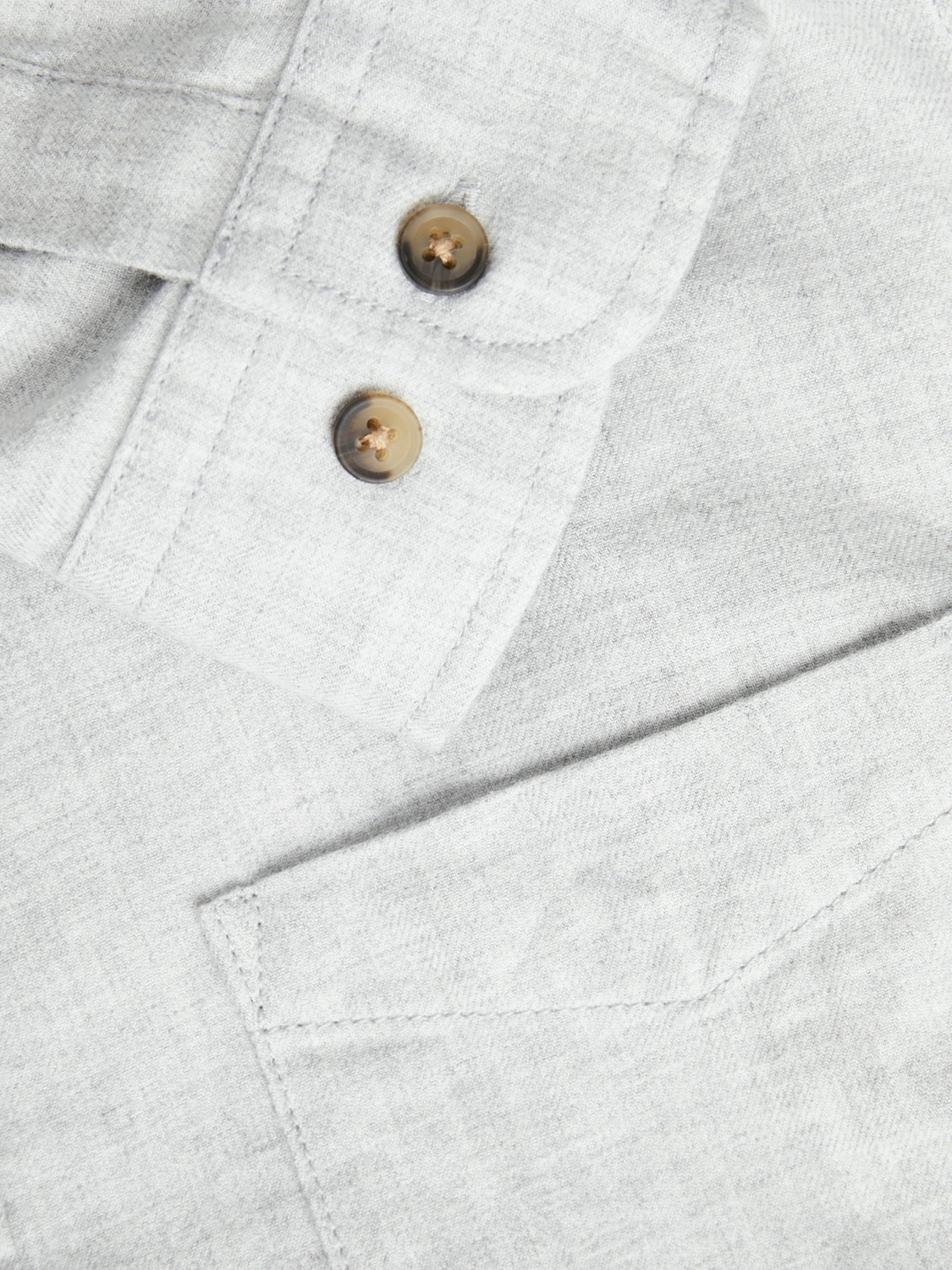 Jack & Jones Langarmhemd »JJEBAND MELANGE SHIRT LS SN«