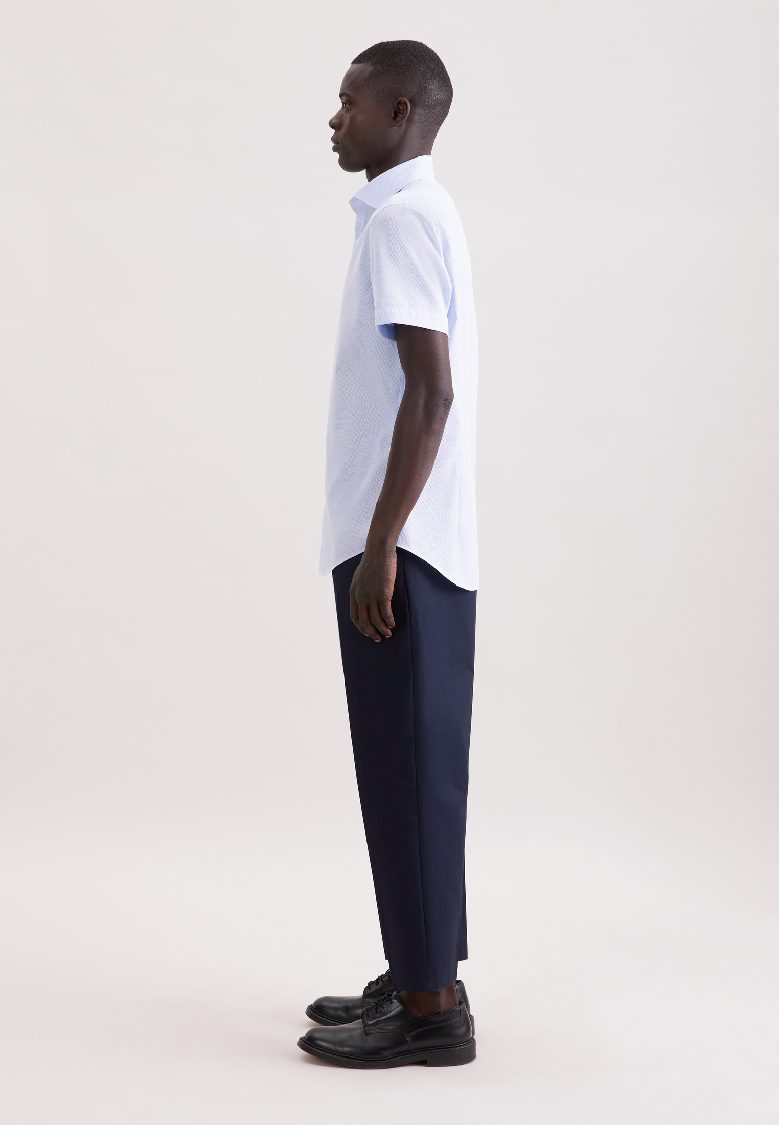 seidensticker Businesshemd »Schwarze Rose« Slim 1/2 Kentkragen Struktur