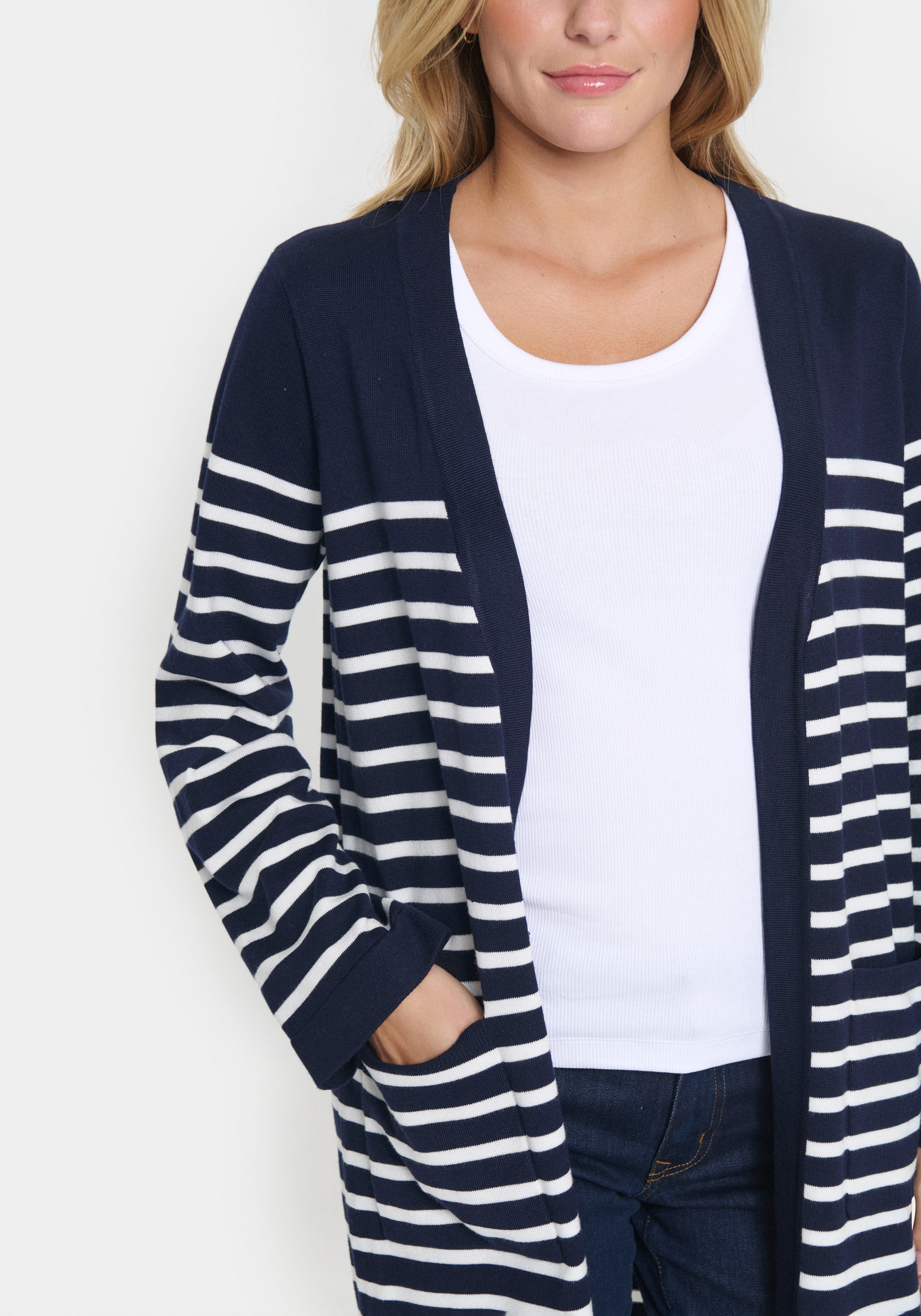 Saint Tropez Strickjacke »GrilaSZ Open Cardigan«