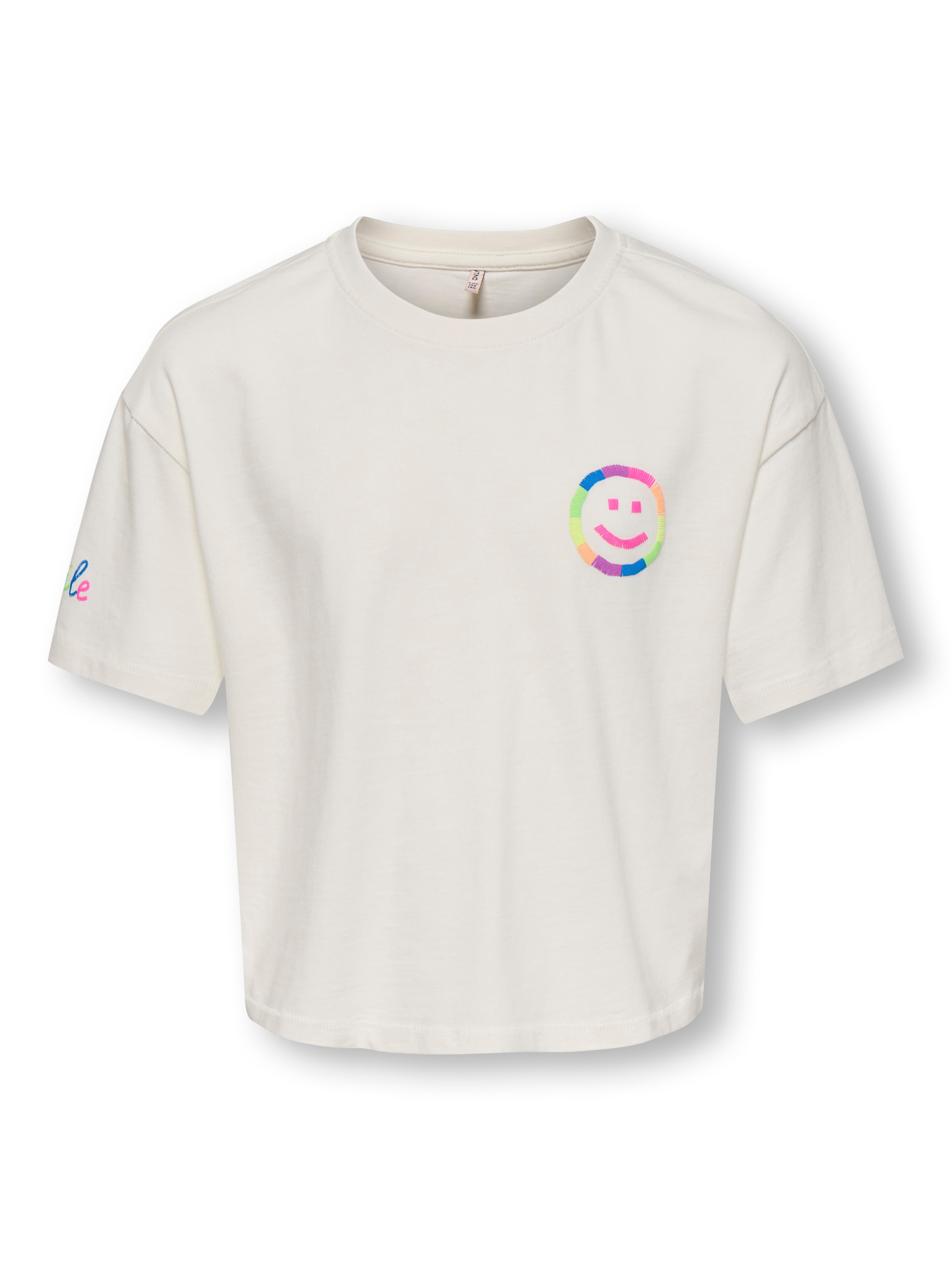 KIDS ONLY T-Shirt »KOGPOP LIFE SS WASHED PRINT BOXY TOP JRS« boxy, im  sommerlichen Look