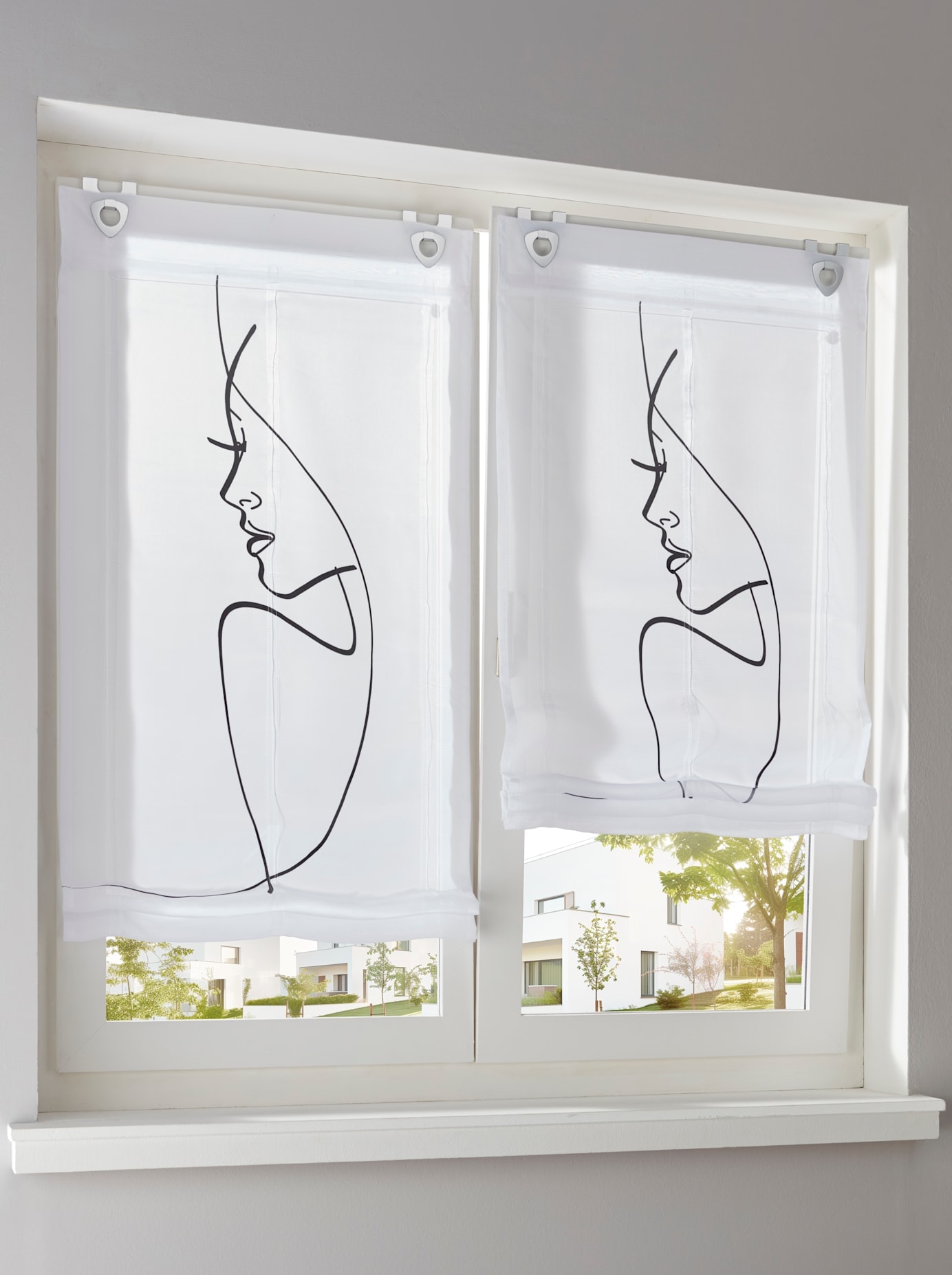 heine home Raffrollo mit Ösen