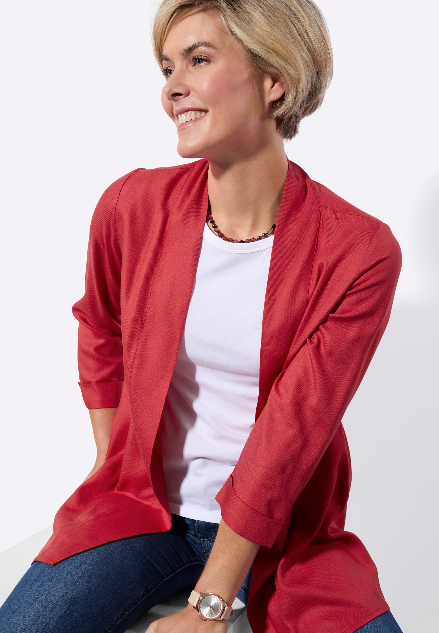 Witt Blusenblazer »Blusenjacke Blusenjacke in feuchtigkeitsregulierender Qualität«