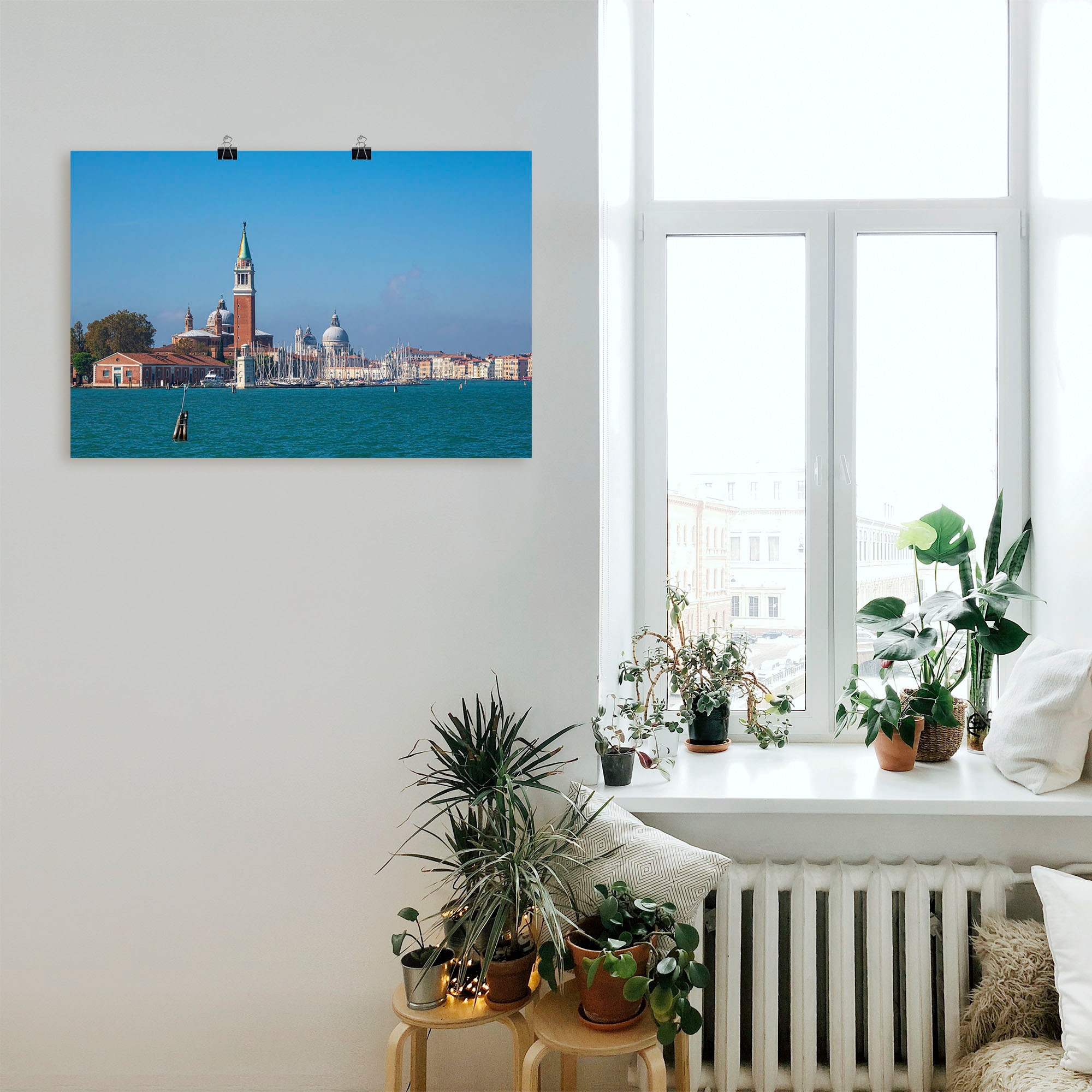 Artland Wandbild »Insel San Giorgio Maggiore in Venedig«, Venedig, (1 St.), als Alubild, Leinwandbild, Wandaufkleber oder Poster in versch. Größen