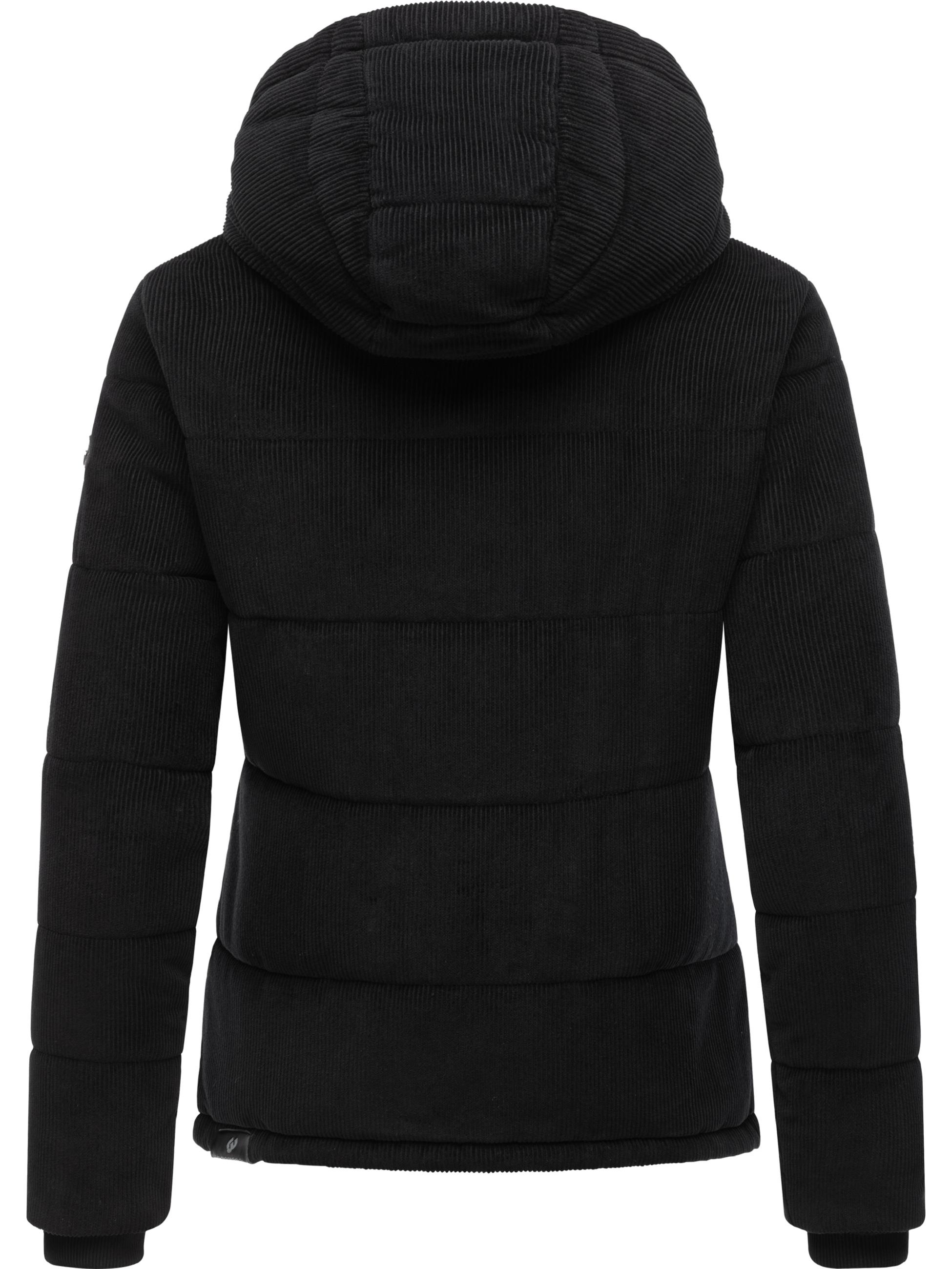 Ragwear Cordjacke »Winterjacke Wuggys«, mit Kapuze, Stylische Damen Kordjacke mit flauschigem Innenfutter