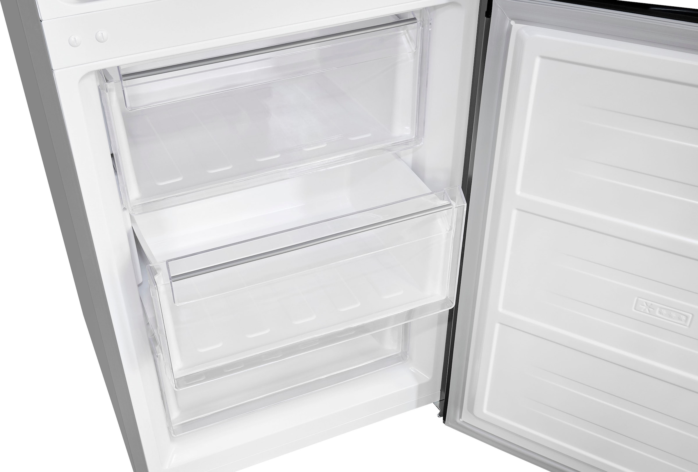 exquisit Kühl-/Gefrierkombination »KGC350-105-NF-040C«, Energieeffizienzklasse C, 347 L Volumen, Total NoFrost, Display