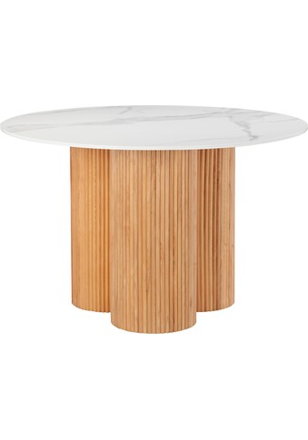 elbgestoeber Esstisch »Elblamelle«, mit einer Keramik Tischplatte in Marmoroptik, mit... kaufen