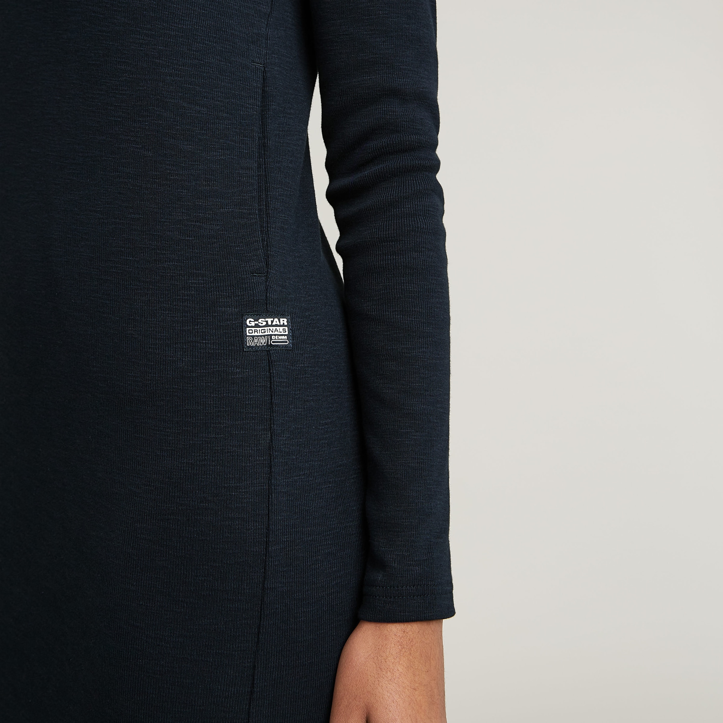 G-STAR Sommerkleid »Half Zip Hdd Slim Dress«, mit Kapuze