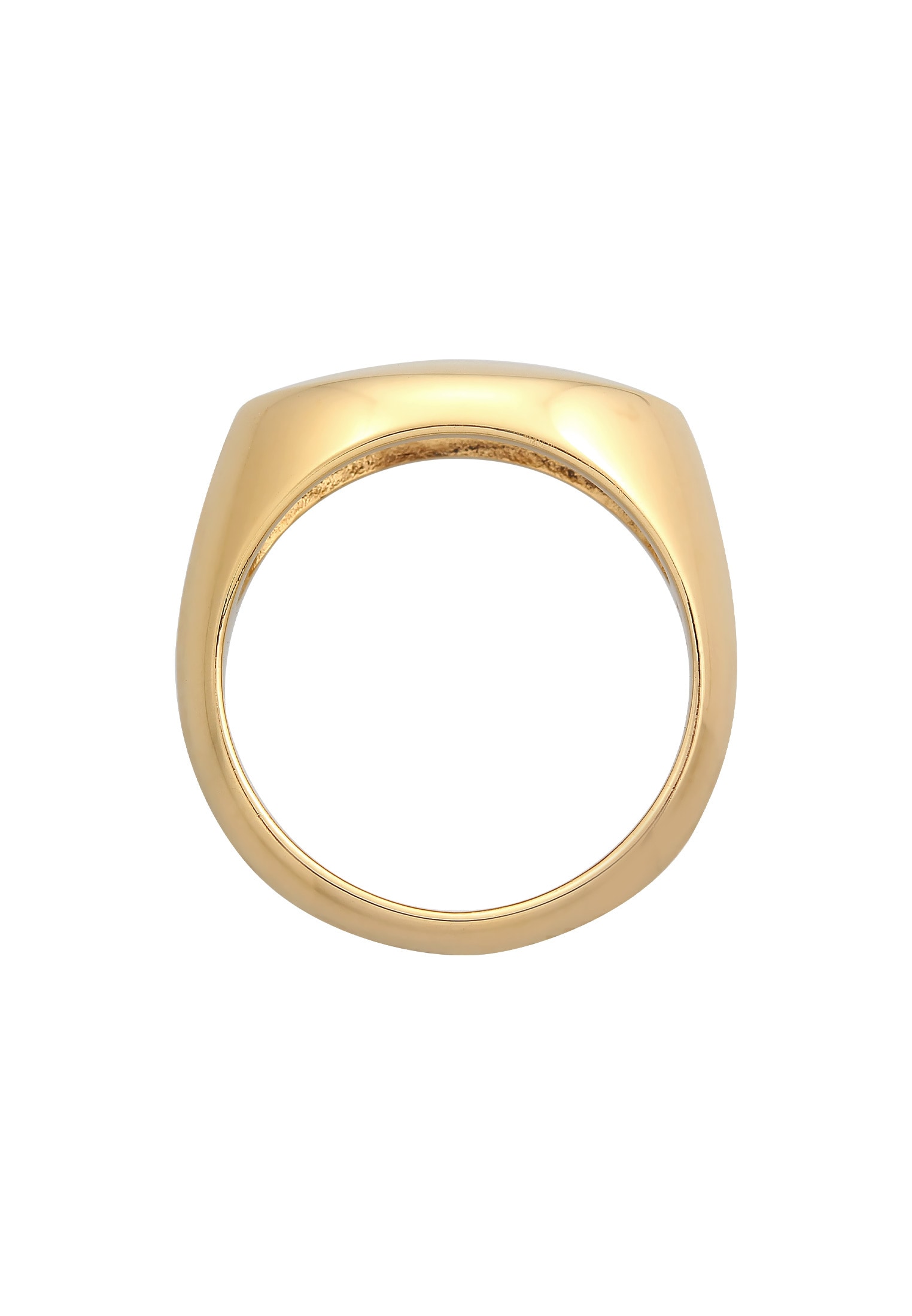 Elli Premium Silberring »Ring Siegelring Marquise Design 925 Silber rhodiniert«
