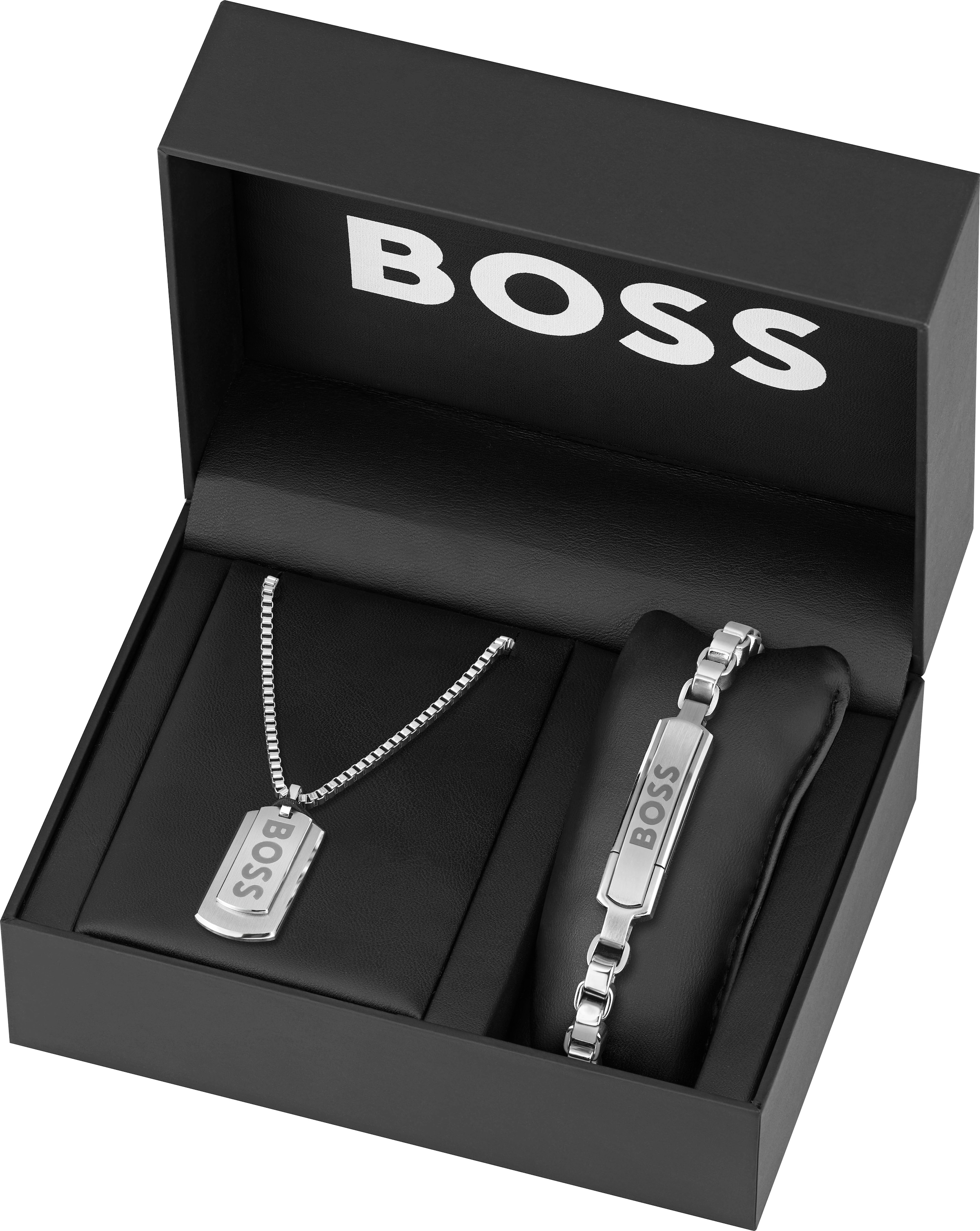 BOSS Ketten und Armband Set, (Set, 2 tlg.)