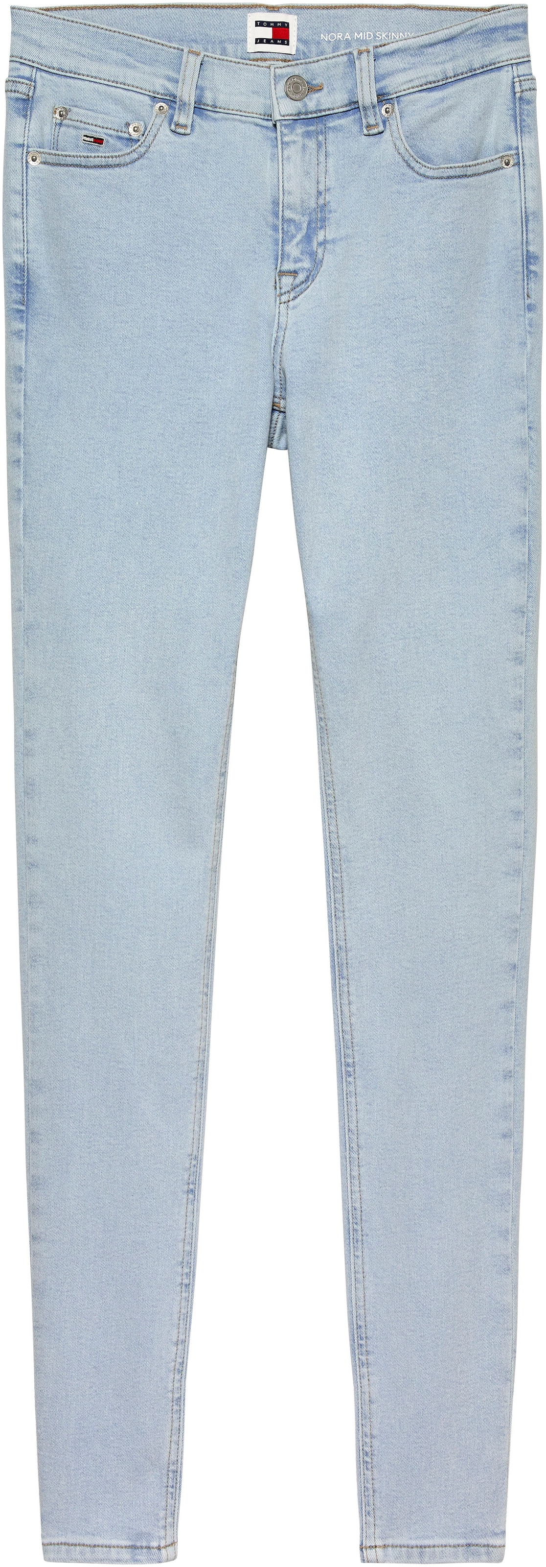 Jeans Label-Badge Shop mit & Online OTTO Tommy Skinny-fit-Jeans Passe Tommy »Nora«, hinten im Jeans