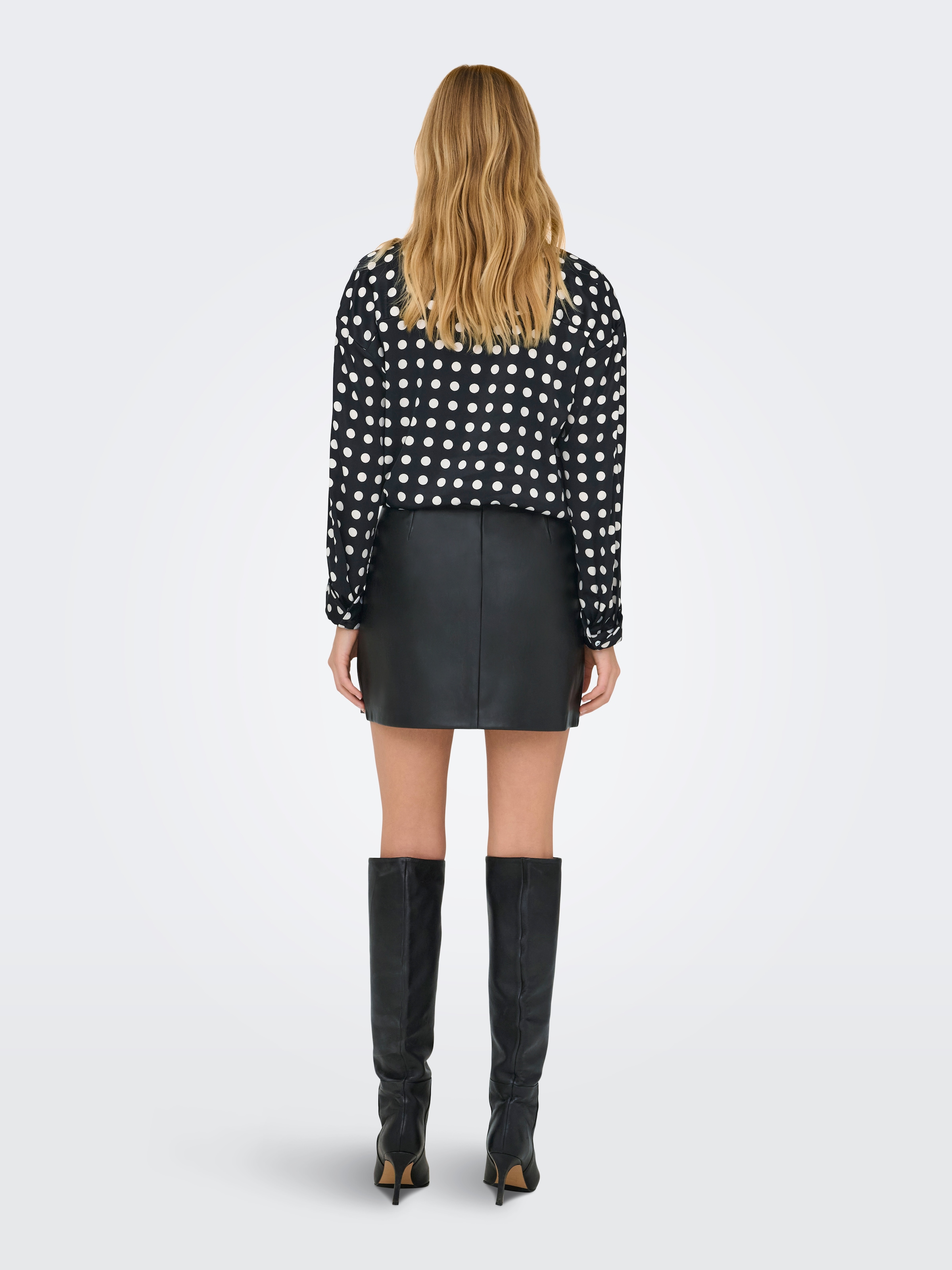 ONLY Lederimitatrock »ONLNIELLA HW FAUX LEA SKIRT CC PNT NOOS« Lederimitat